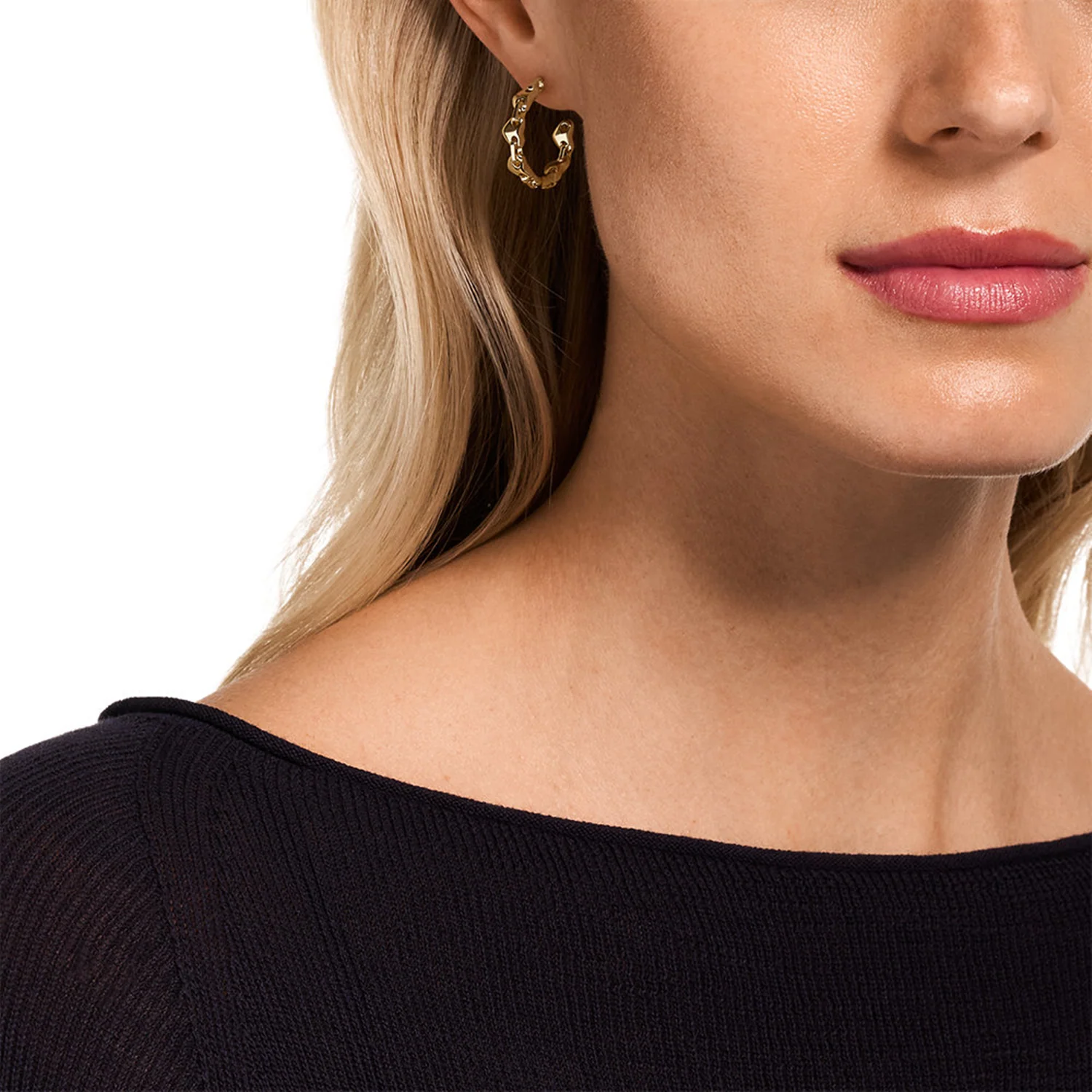 Emporio Armani Sentimental Brass Women's Earrings EGS3333710 - Image 2