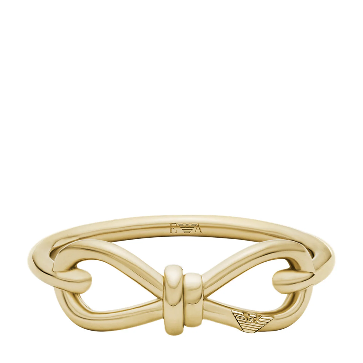 Emporio Armani Sentimental Brass Women's Ring EGS3328710-5.5 - Image 4