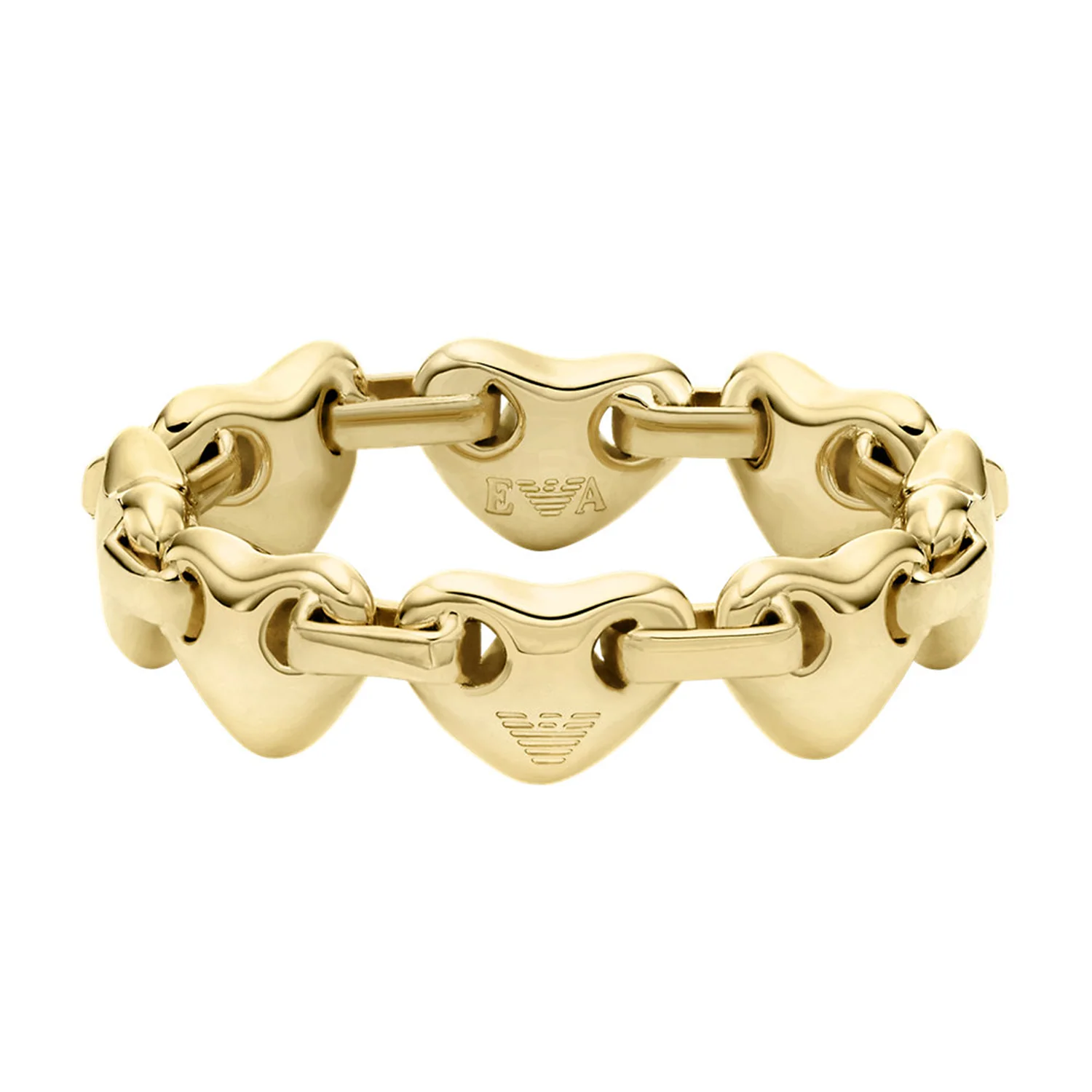 Emporio Armani Sentimental Brass Women's Ring EGS3332710-6.5 - Image 4