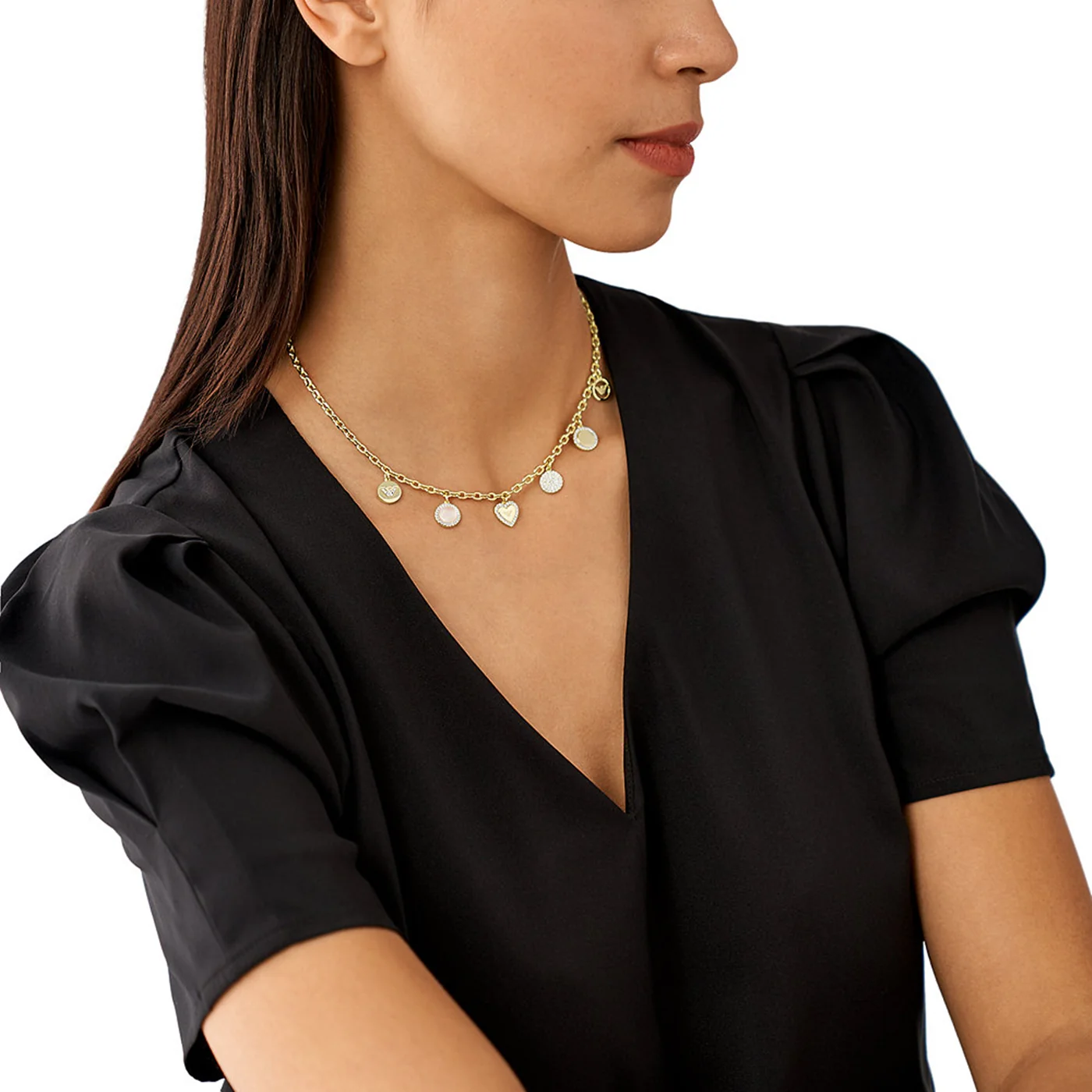 Emporio Armani Sentimental Gold Necklace EGS3103710 - Image 2