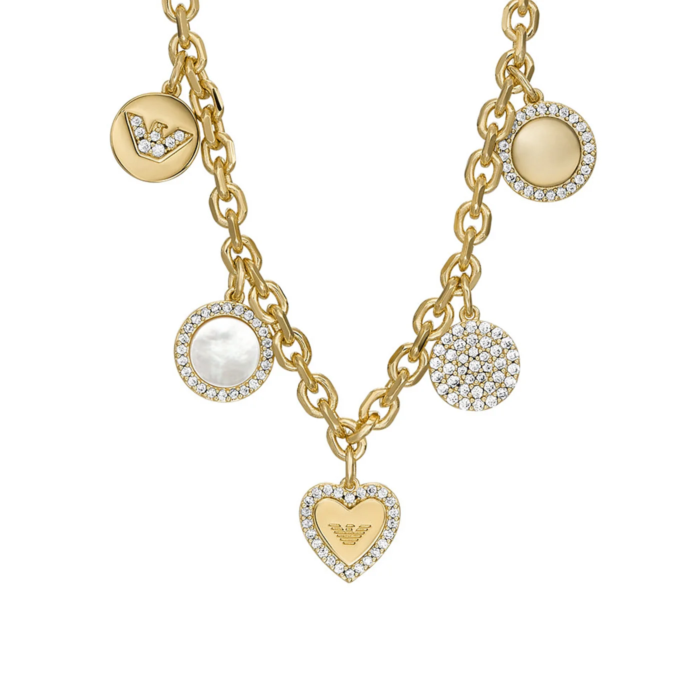 Emporio Armani Sentimental Gold Necklace EGS3103710 - Image 3