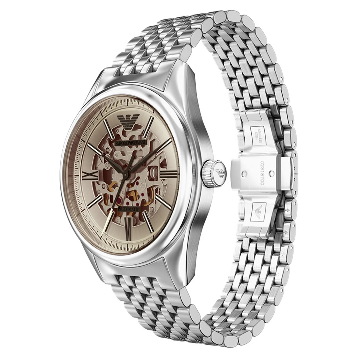 Emporio Armani Silver Dial Automatic Watch AR60095 - Image 2