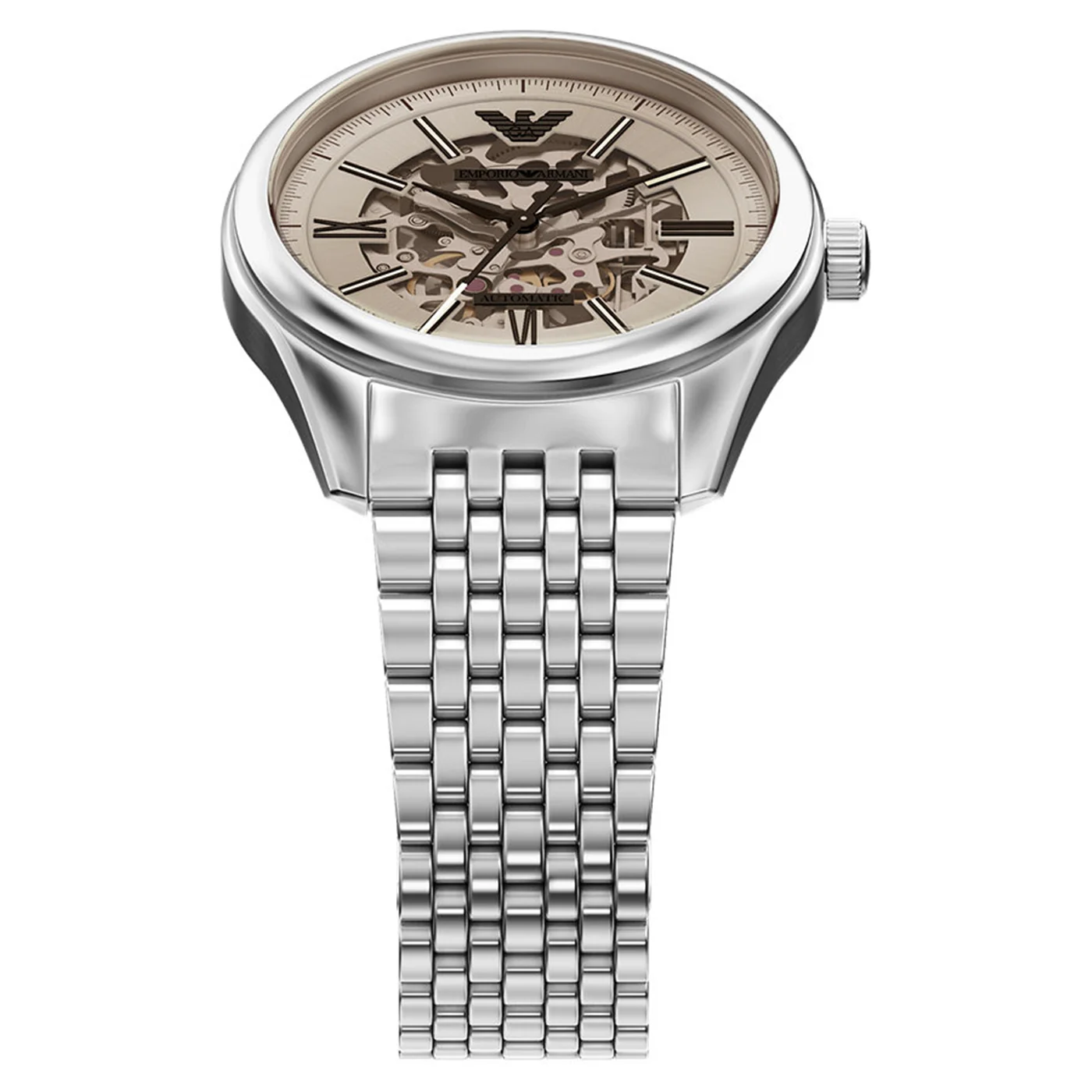 Emporio Armani Silver Dial Automatic Watch AR60095 - Image 4
