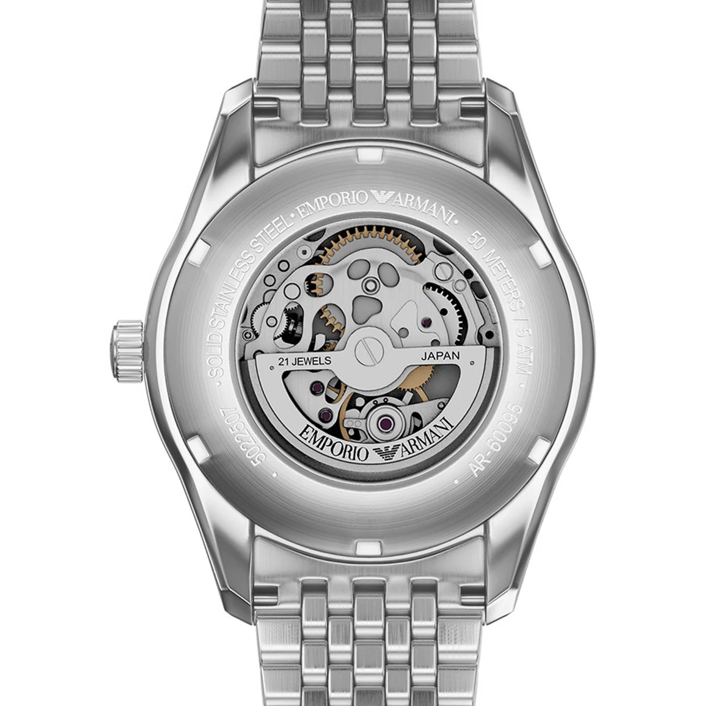 Emporio Armani Silver Dial Automatic Watch AR60095 - Image 5