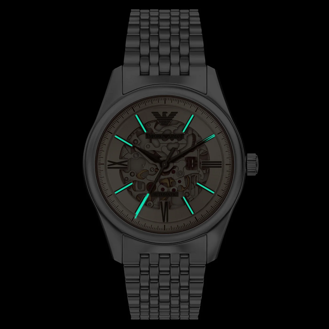 Emporio Armani Silver Dial Automatic Watch AR60095 - Image 7