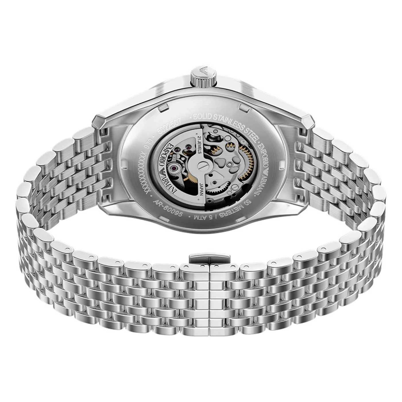 Emporio Armani Silver Dial Automatic Watch AR60095 - Image 8