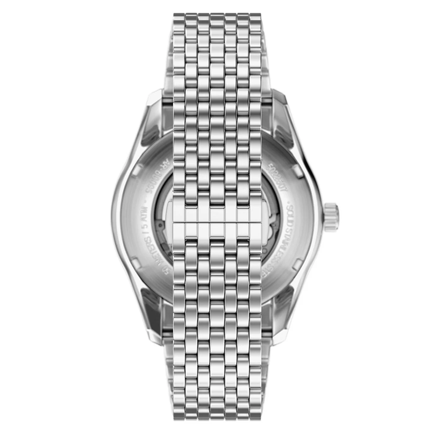 Emporio Armani Silver Dial Automatic Watch AR60095 - Image 9