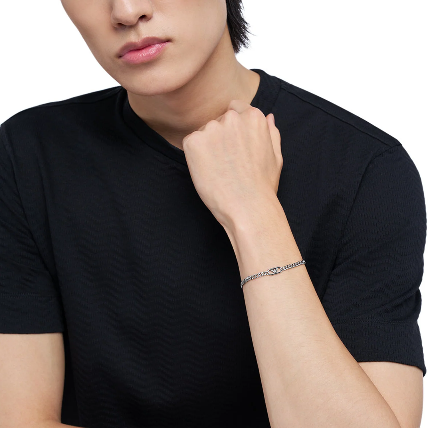 Emporio Armani Silver Stainless Steel Bracelet EGS3247040 - Image 2
