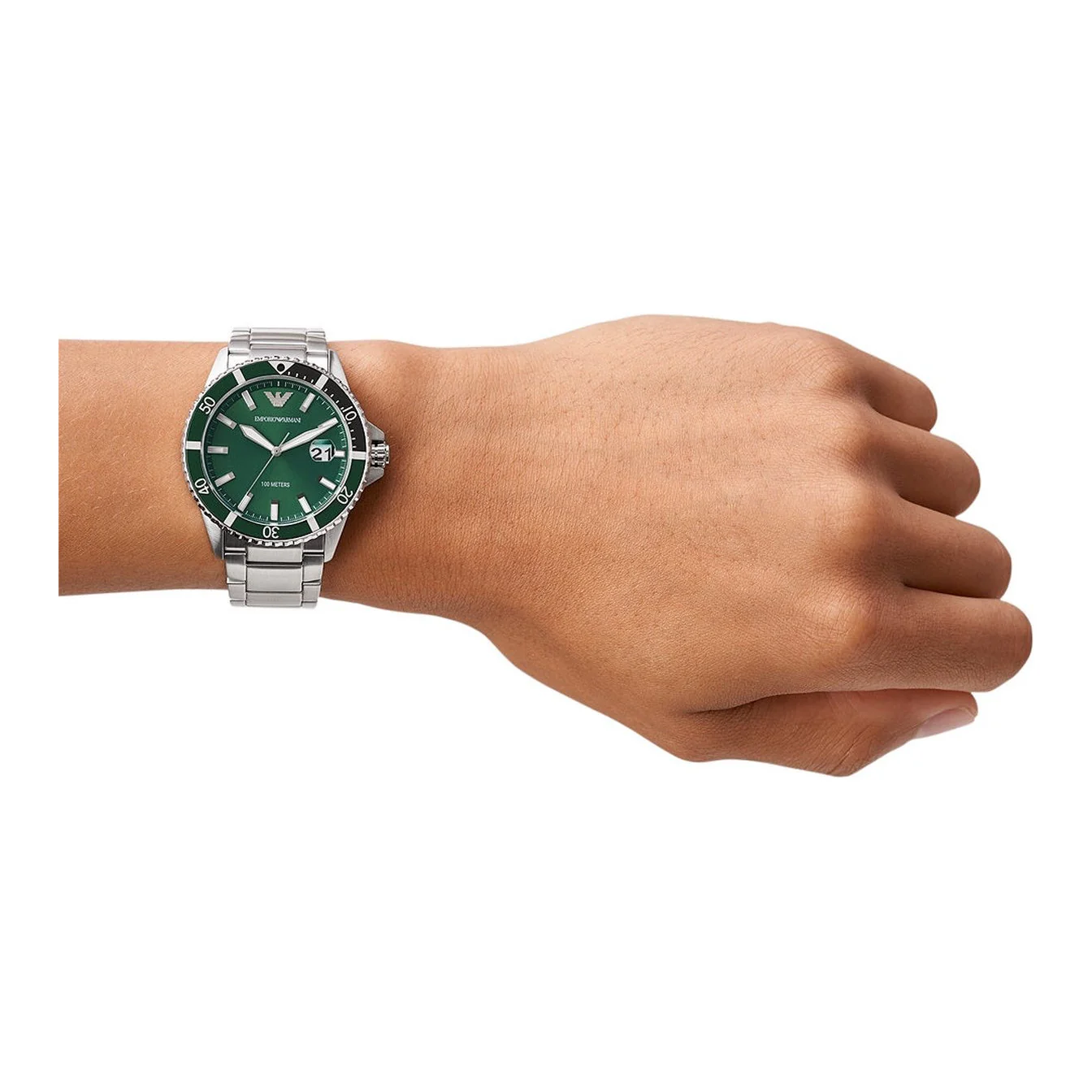 Emporio Armani Silver Watch AR11338 - Image 2