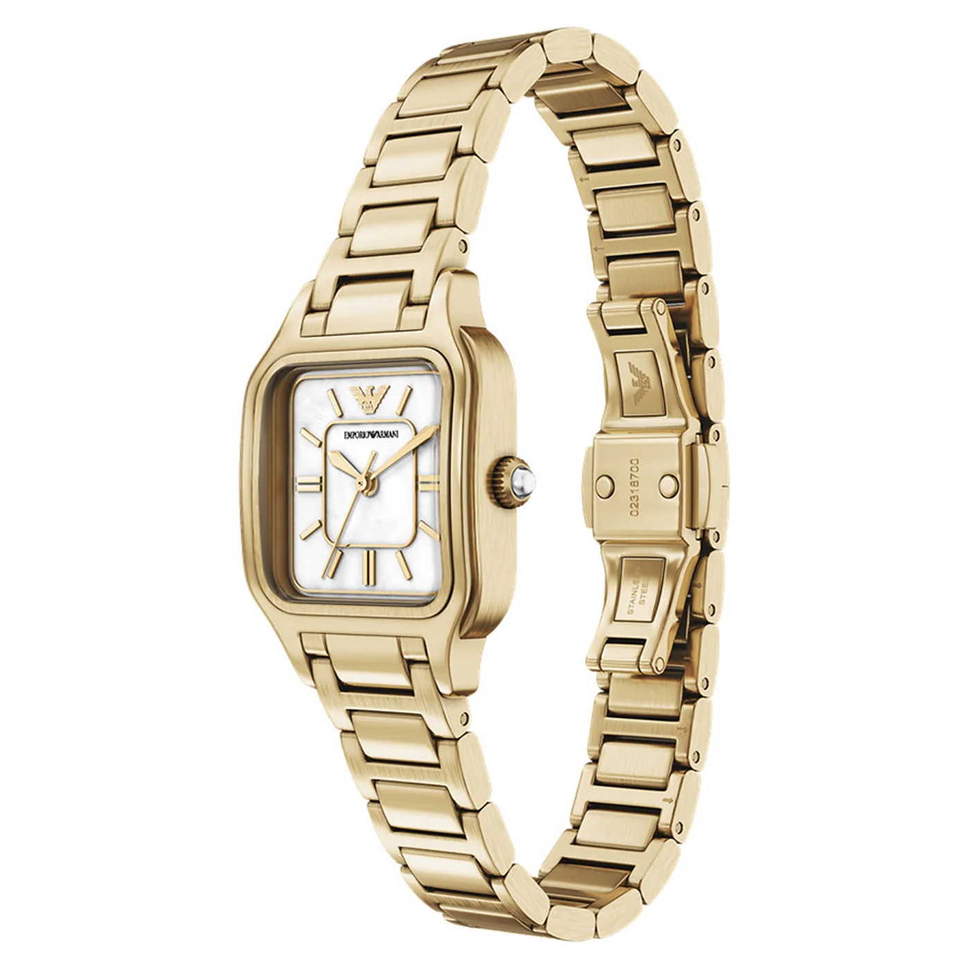 Emporio Armani Square White Dial Watch AR11744 - Image 3