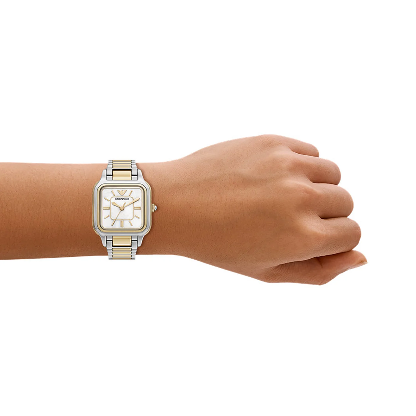 Emporio Armani Square White Dial Watch AR11745 - Image 2