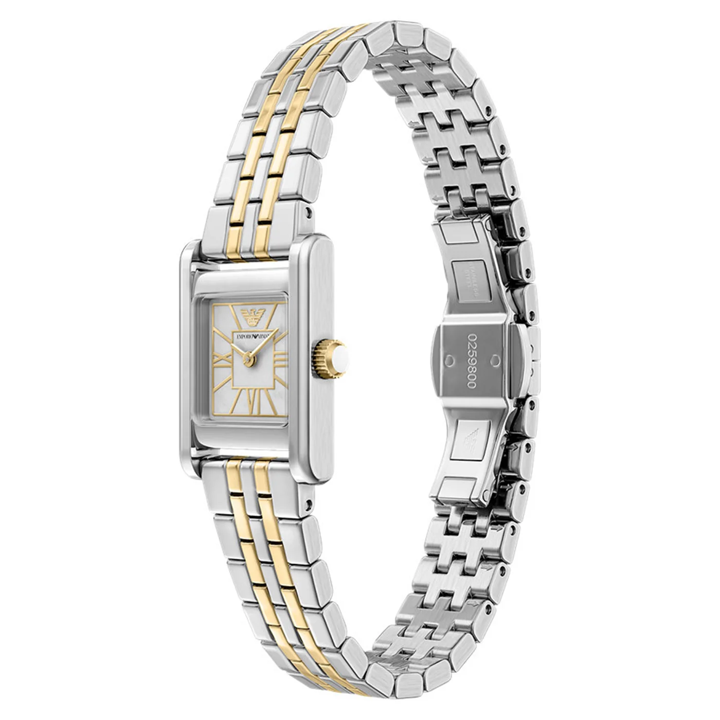 Emporio Armani Square White Dial Watch AR11763 - Image 2