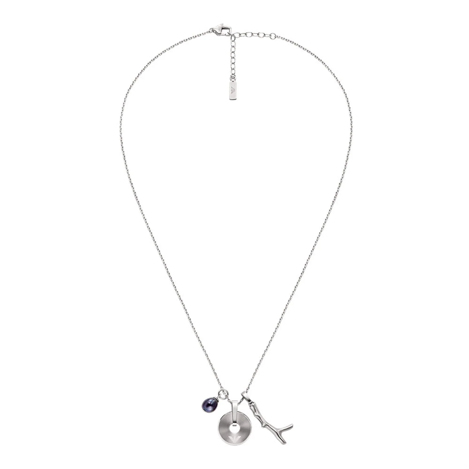Emporio Armani Stainless Steel Men's Necklace EGS3324040 - Image 3