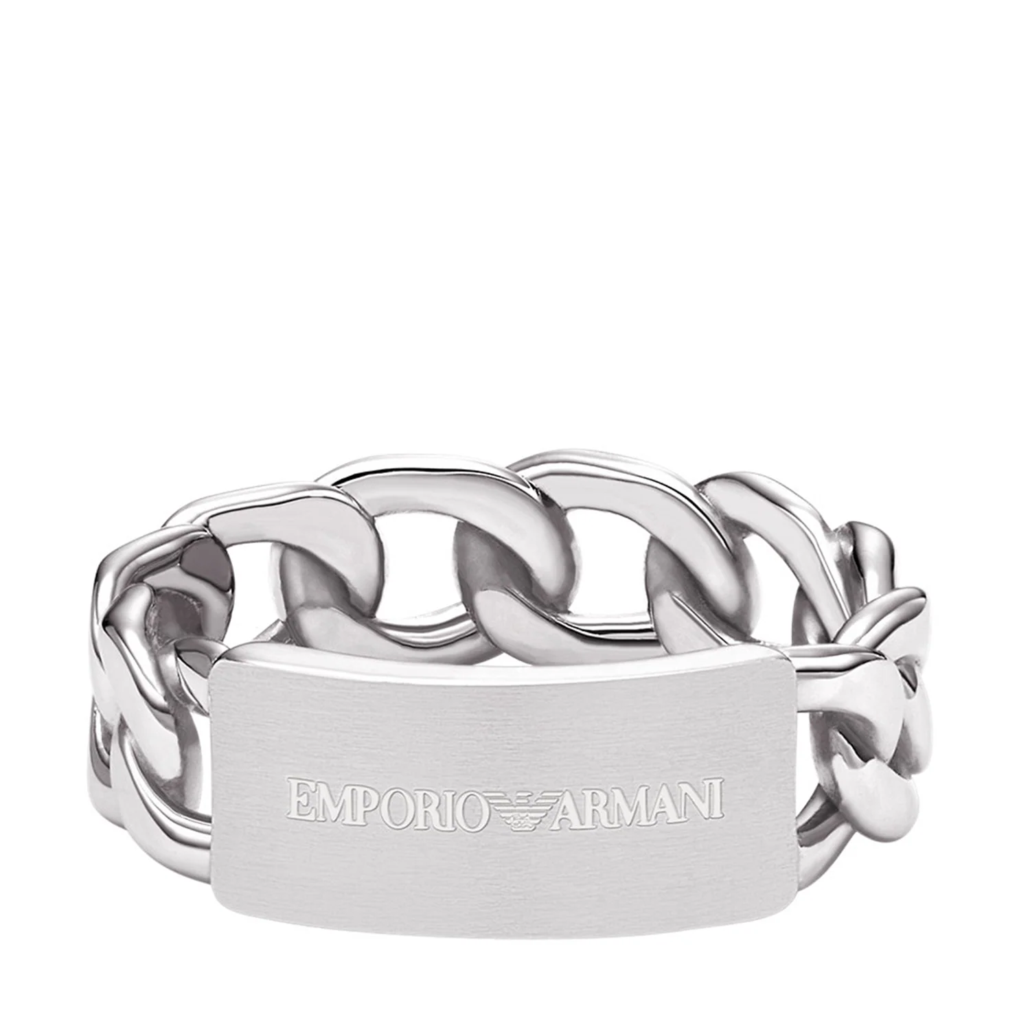 Emporio Armani Stainless Steel Men's Ring EGS3305040-11 - Image 4