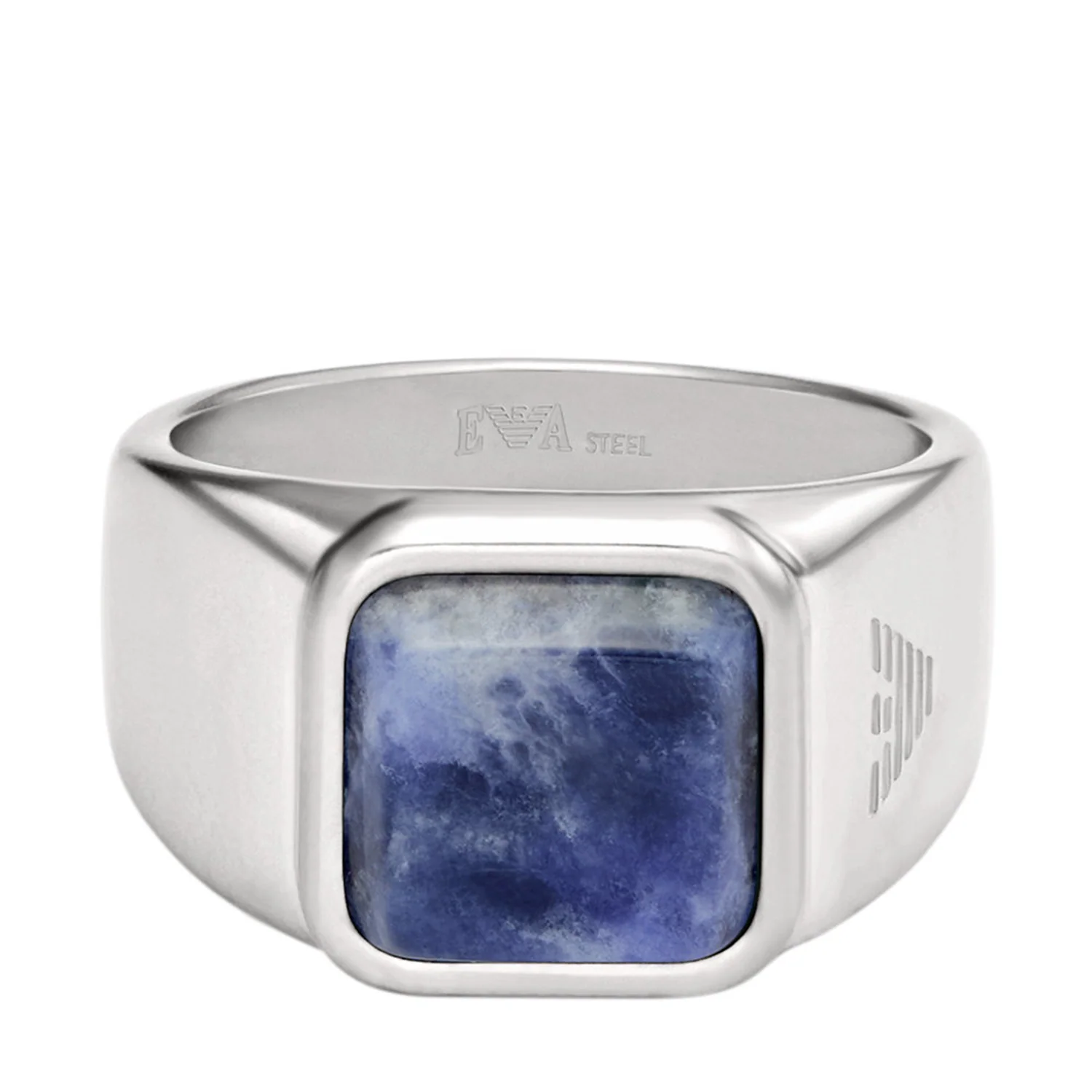 Emporio Armani Stainless Steel Men's Ring EGS3325040-10 - Image 3