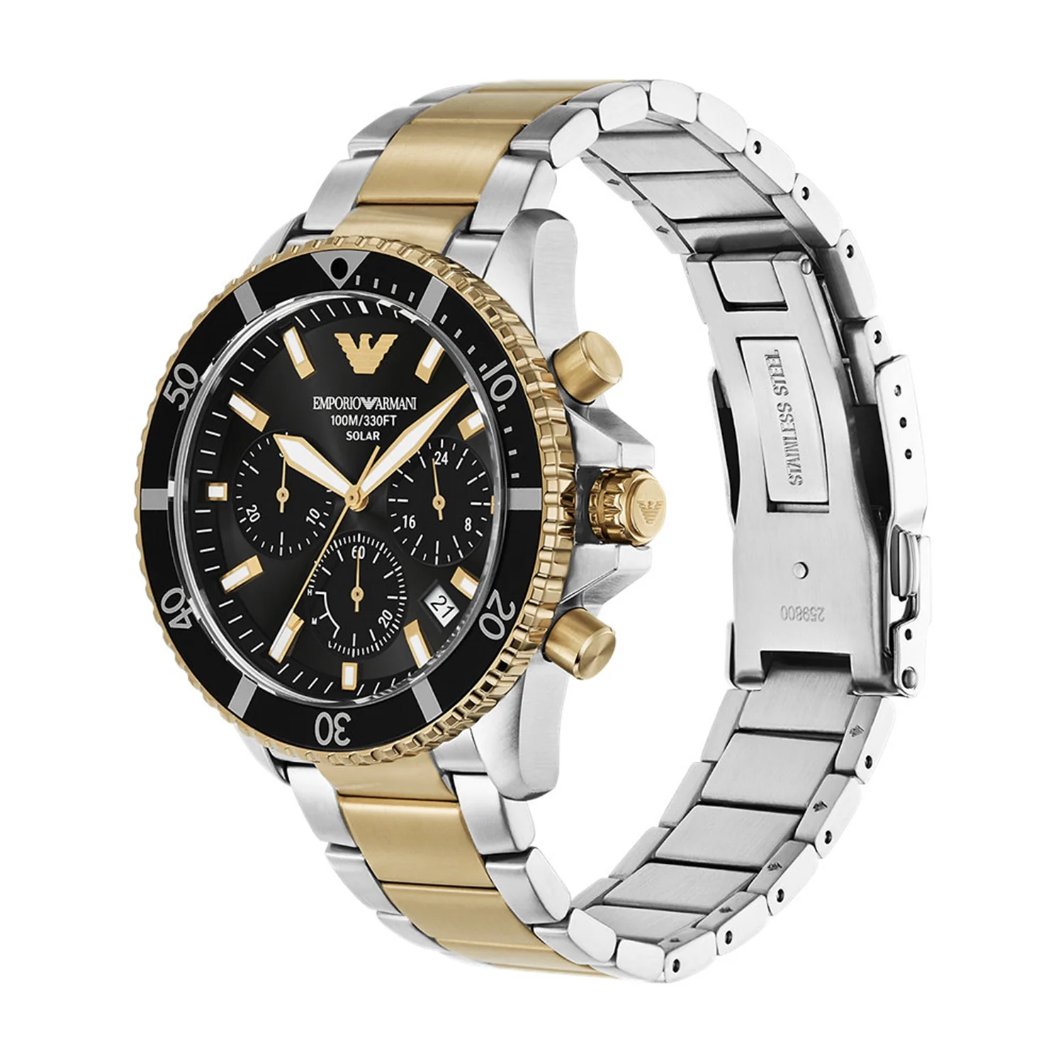 Emporio Armani World Explorer Black Men's Watch AR11680 - Image 2