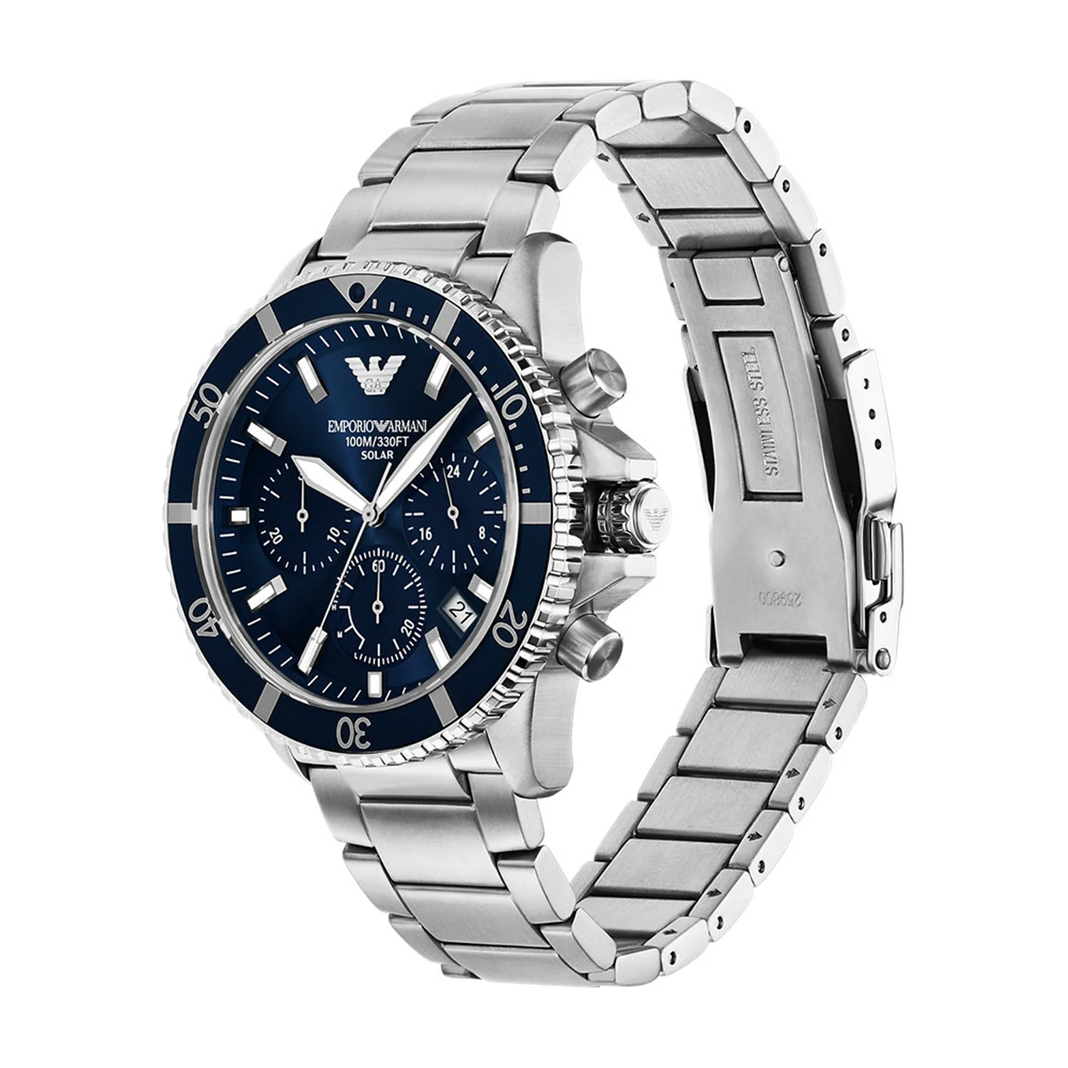 Emporio Armani World Explorer Blue Men's Watch AR11681 - Image 2