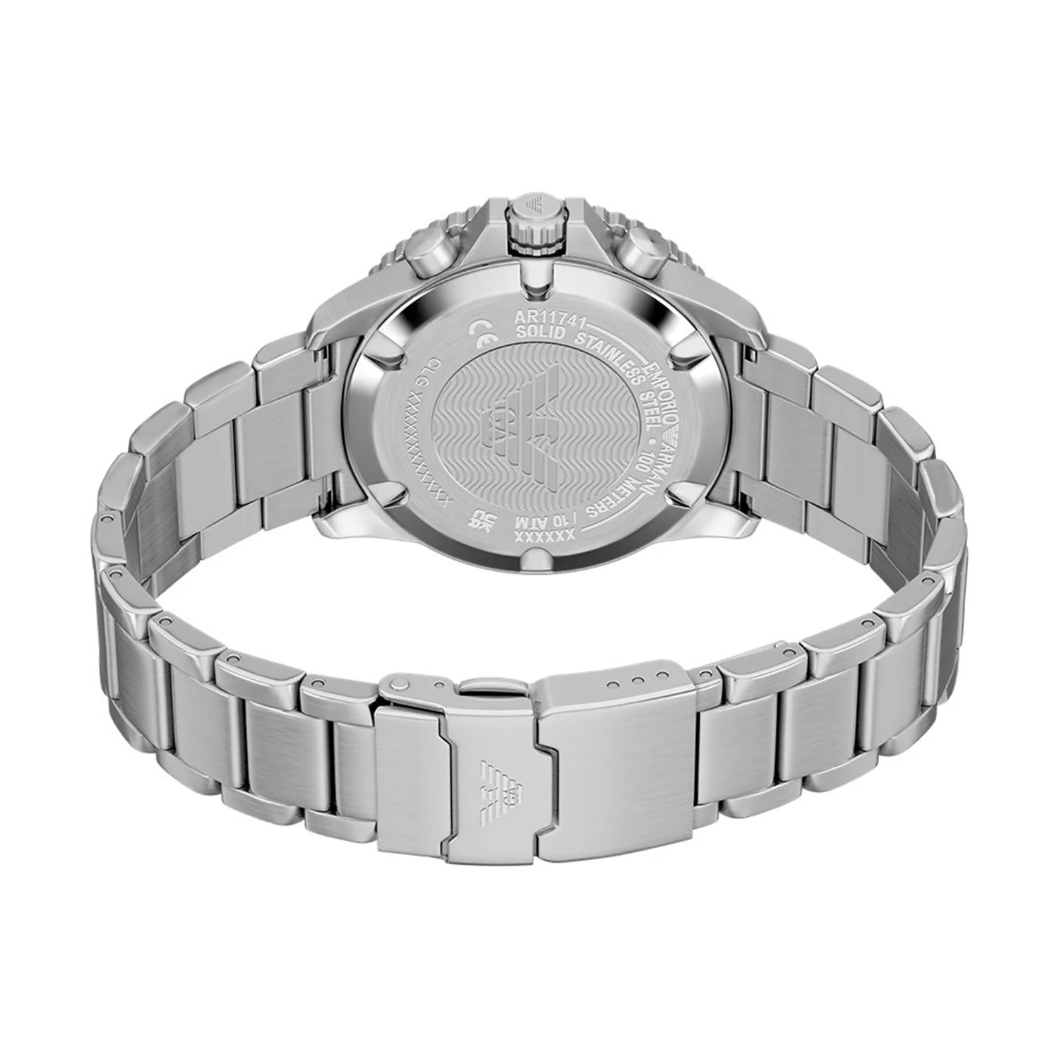 Emporio Armani World Explorer Solar Green Dial Watch AR11741 - Image 8