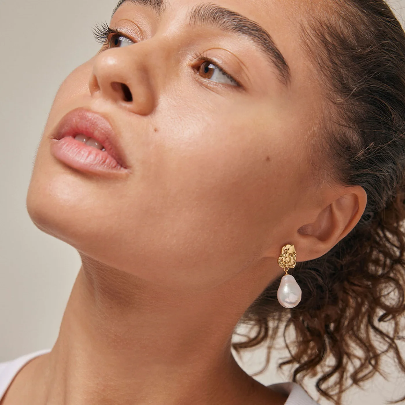 ENAMEL Copenhagen 18 karat gold plated Earrings E325GM - Image 2