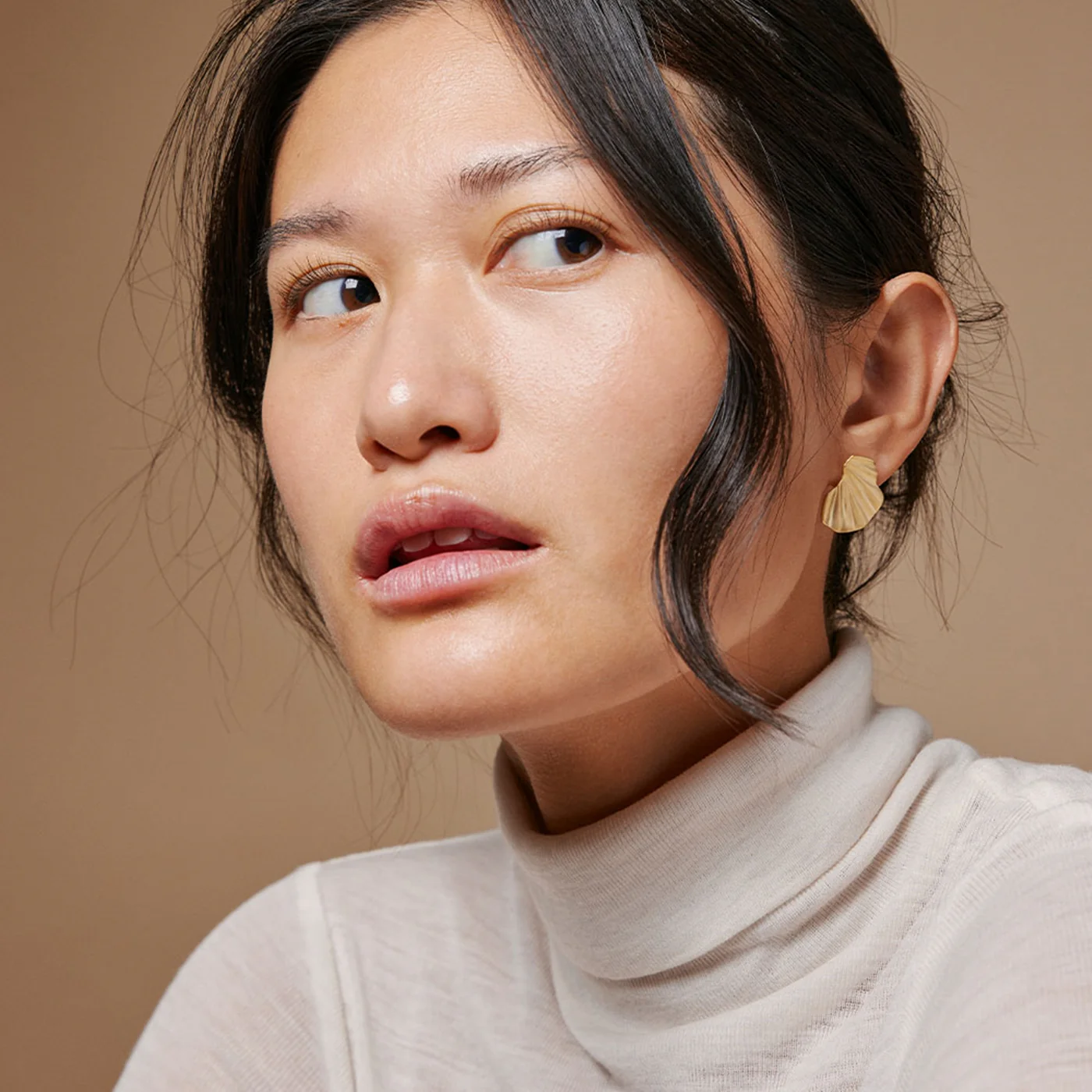 ENAMEL Copenhagen 18 karat gold plated Earrings E70GM - Image 3