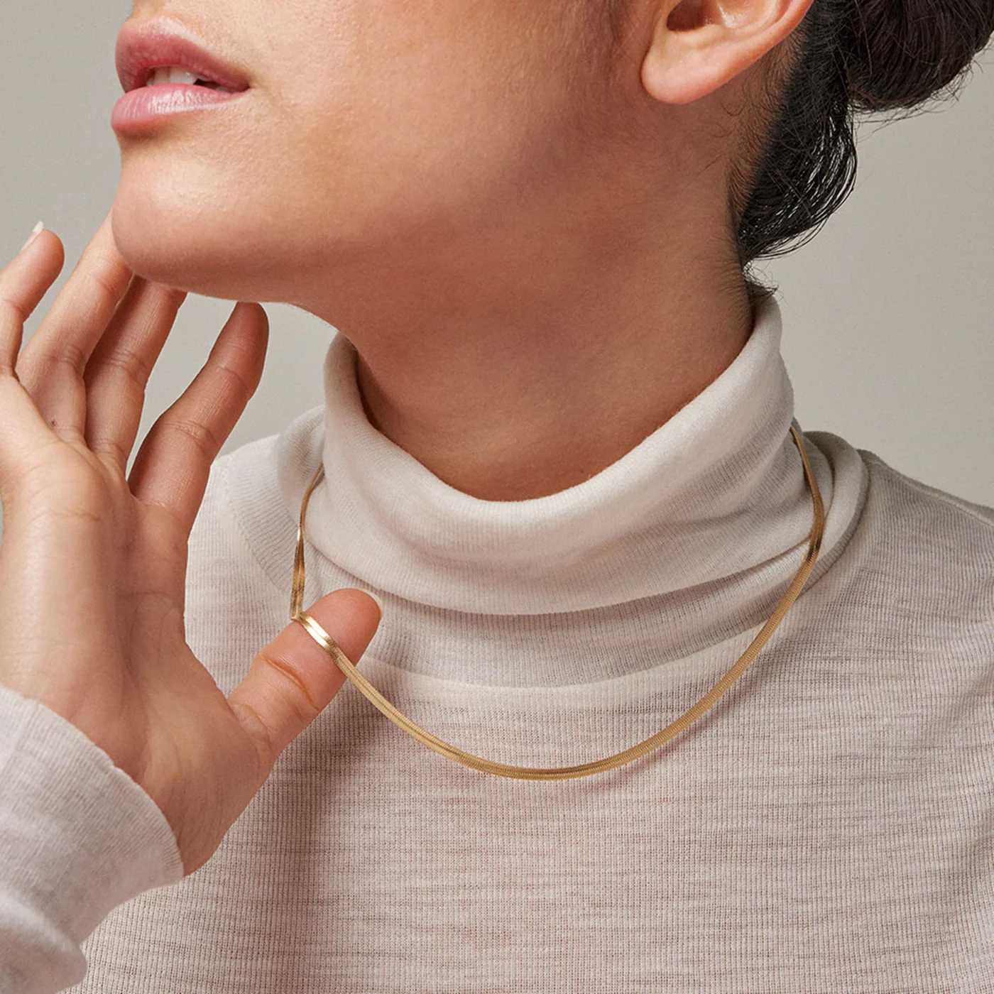 ENAMEL Copenhagen 18 karat gold plated Necklace N60G - Image 2