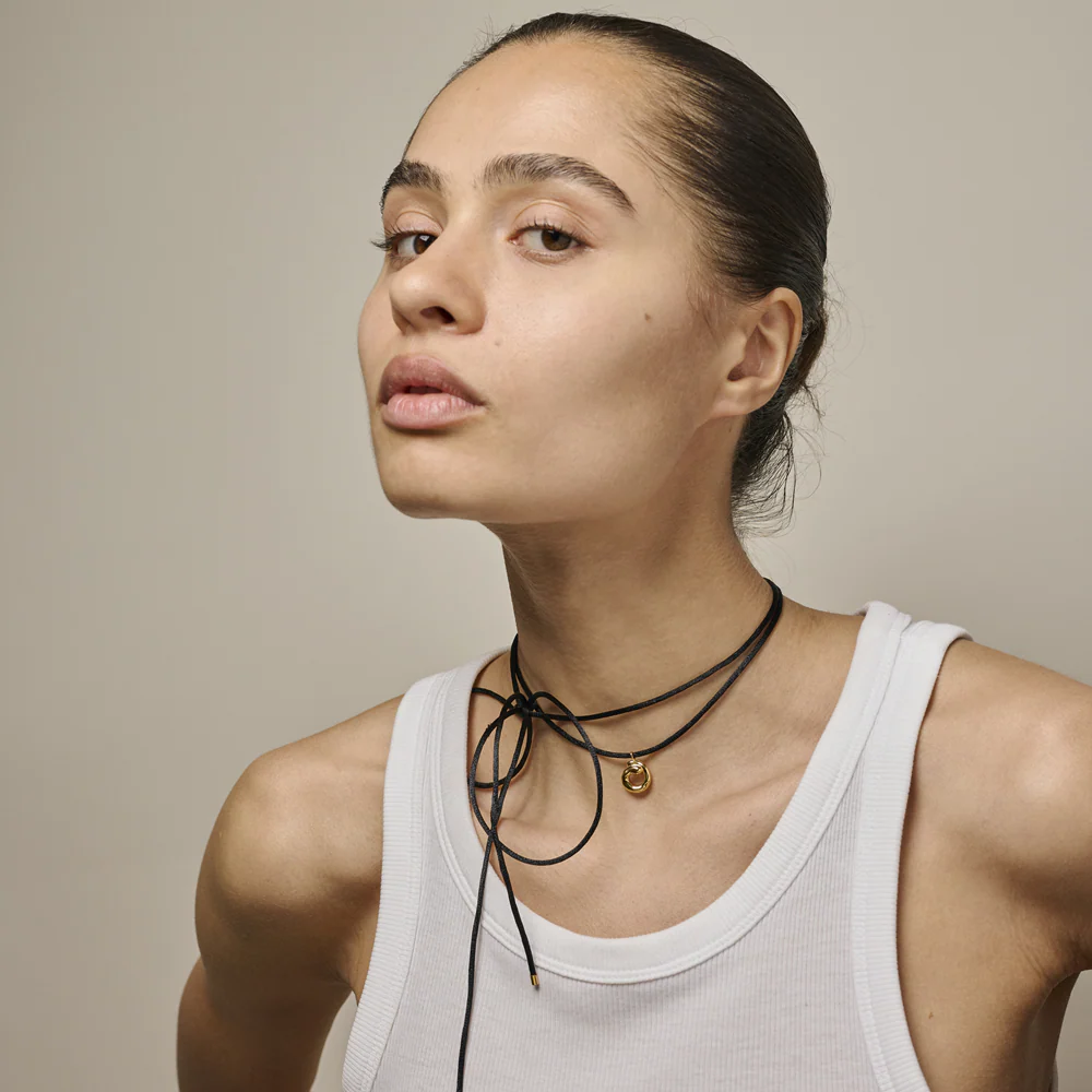 ENAMEL Copenhagen Recycled 925 Sterling Silver Gold Plated Necklace N144G - Image 2