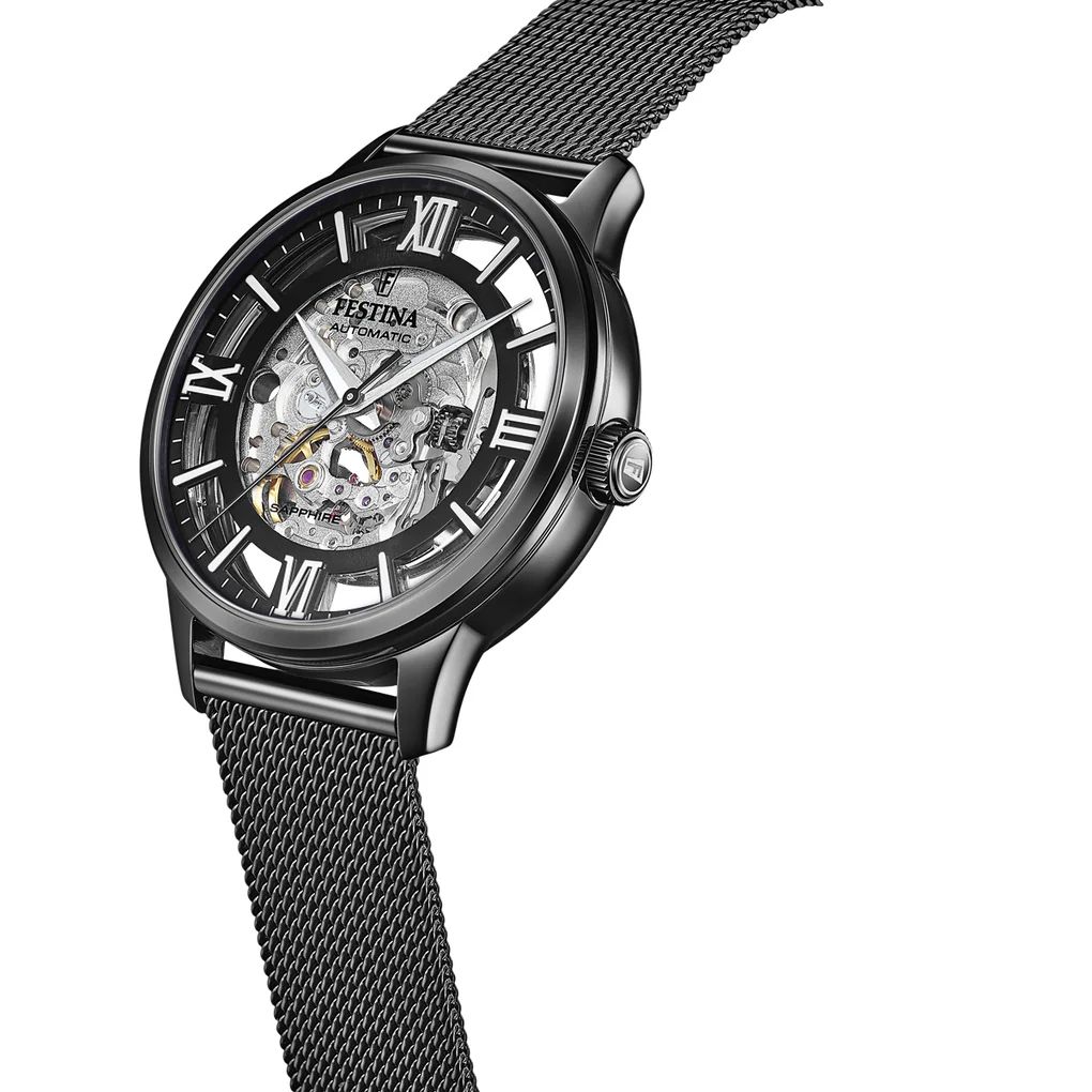 Festina Black Automatic Watch F20535-1 - Image 3