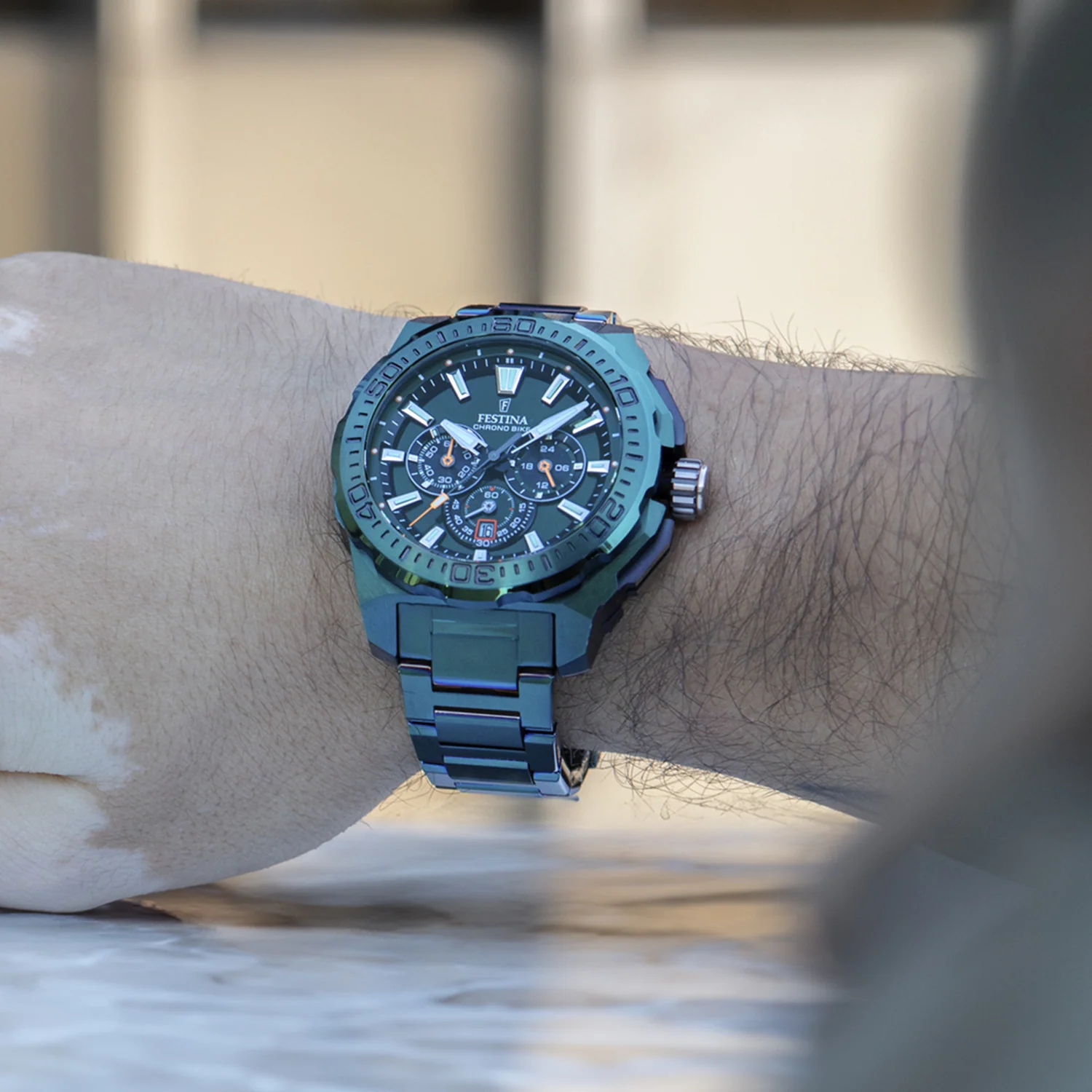 Festina Chrono Bike Green Men's Watch F20730/1 - Image 5