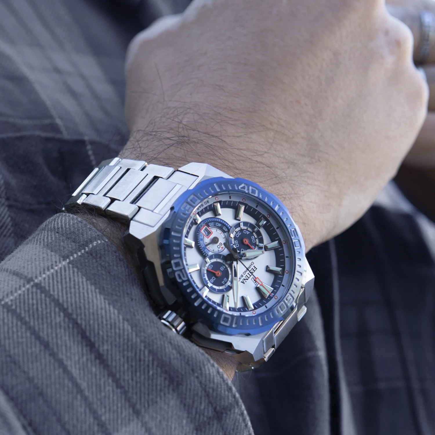 Festina Chrono Bike Silver Men's Watch F20724/1 - Image 2