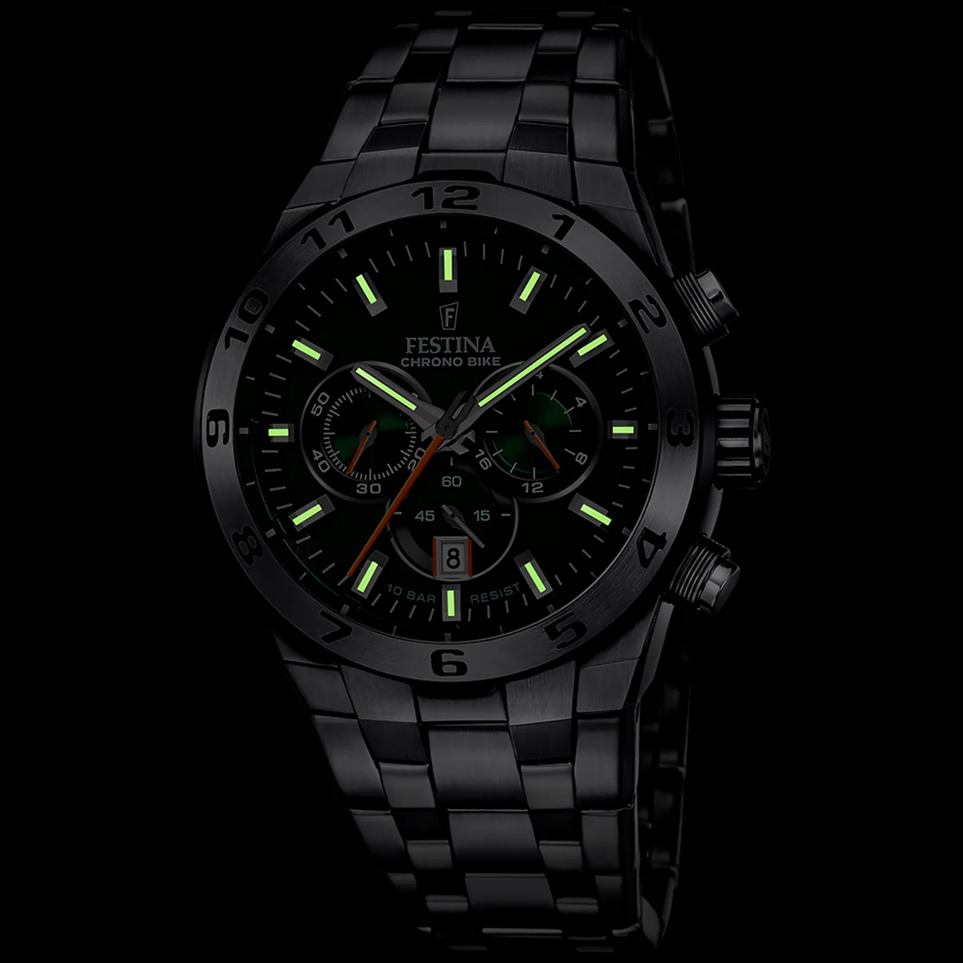 Festina Chrono Bike Silver Watch F20670/2 - Image 4