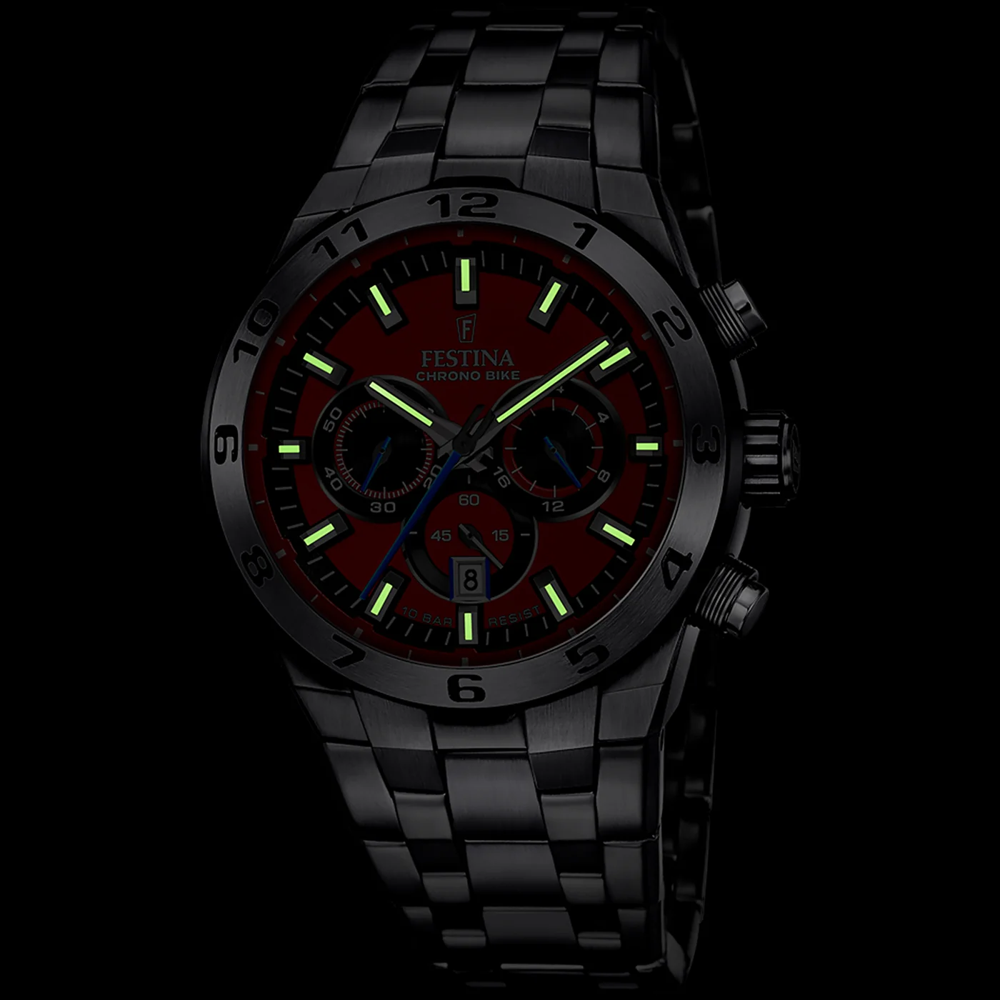 Festina Chrono Bike Silver Watch F20670/5 - Image 5