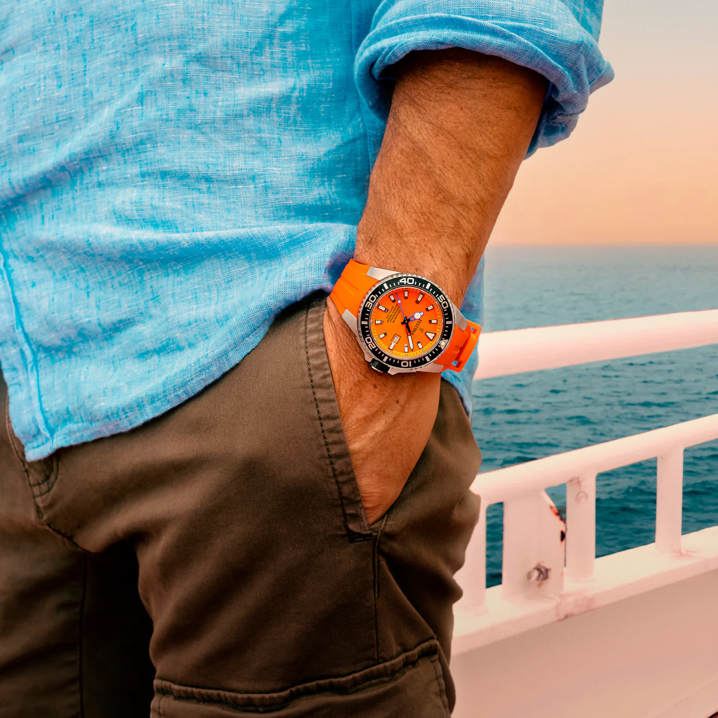 Festina Diver Orange Watch F20664/4 - Image 2
