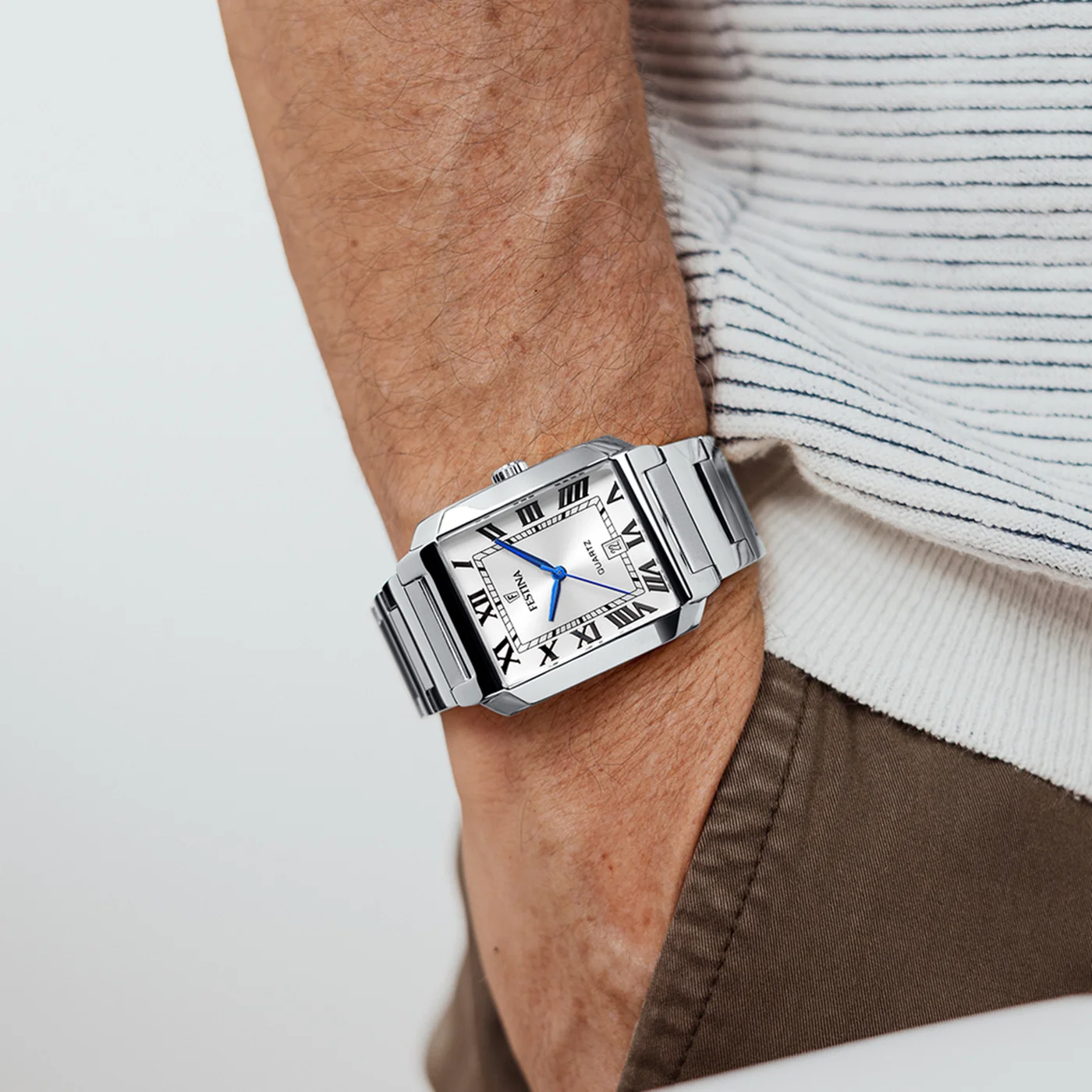 Festina On The Square Silver Watch F20677/1 - Image 2