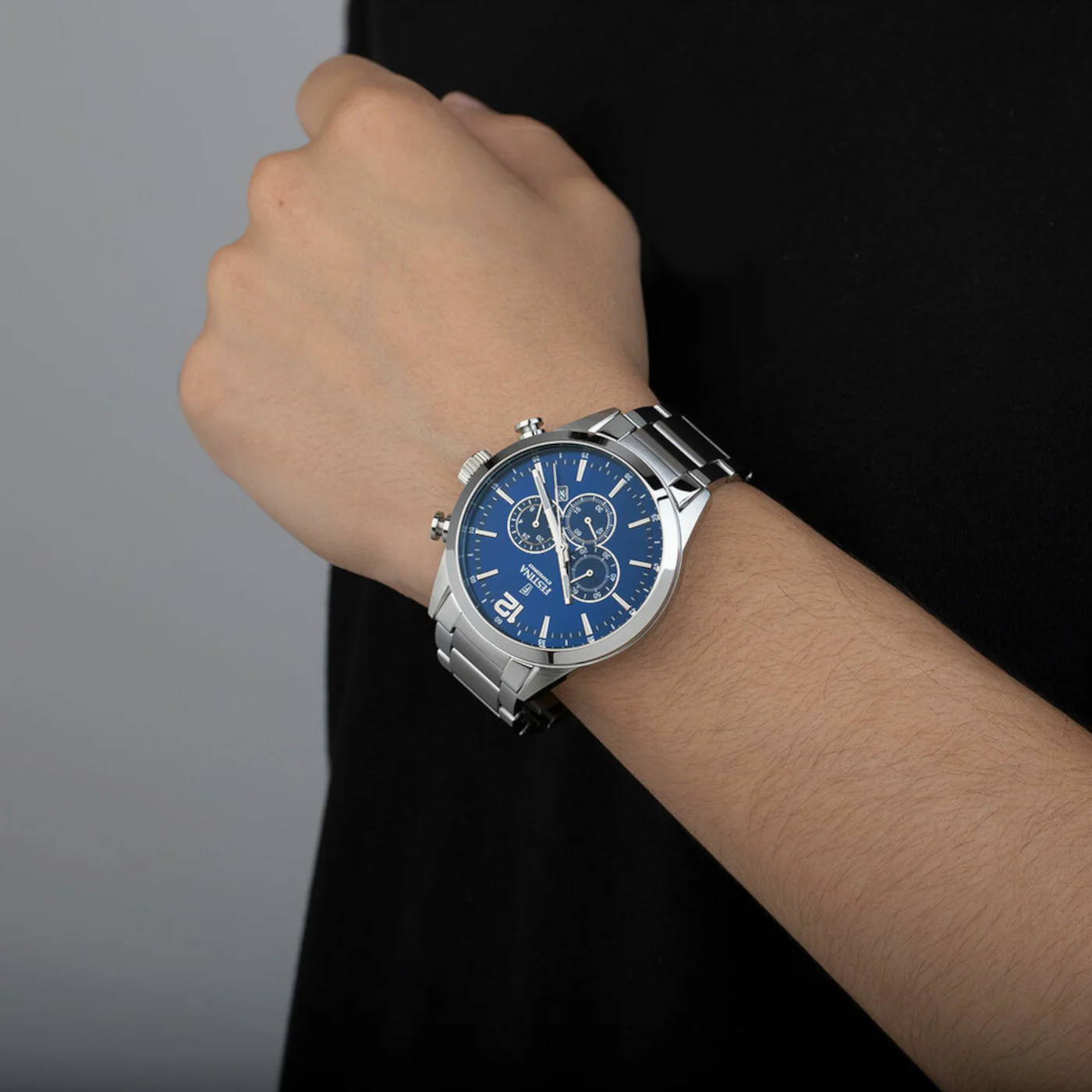Festina Timeless Chrono Silver Watch F20343/7 - Image 2