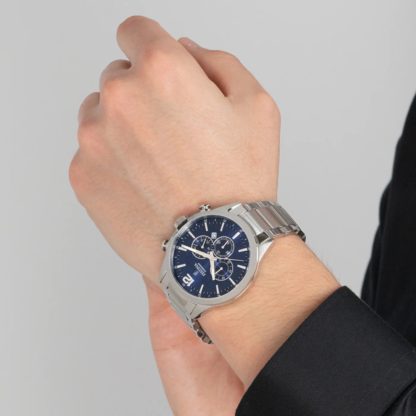 Festina Timeless Chrono Silver Watch F20343/7 - Image 3