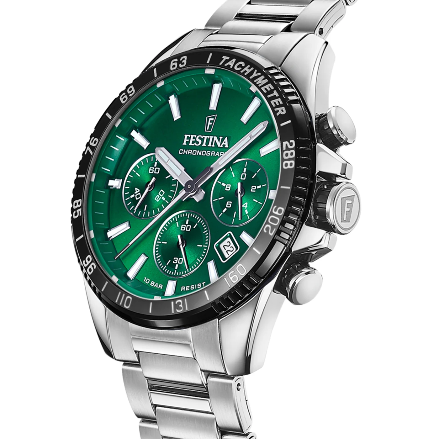 Festina Timeless Chrono Silver Watch F20560/4 - Image 3