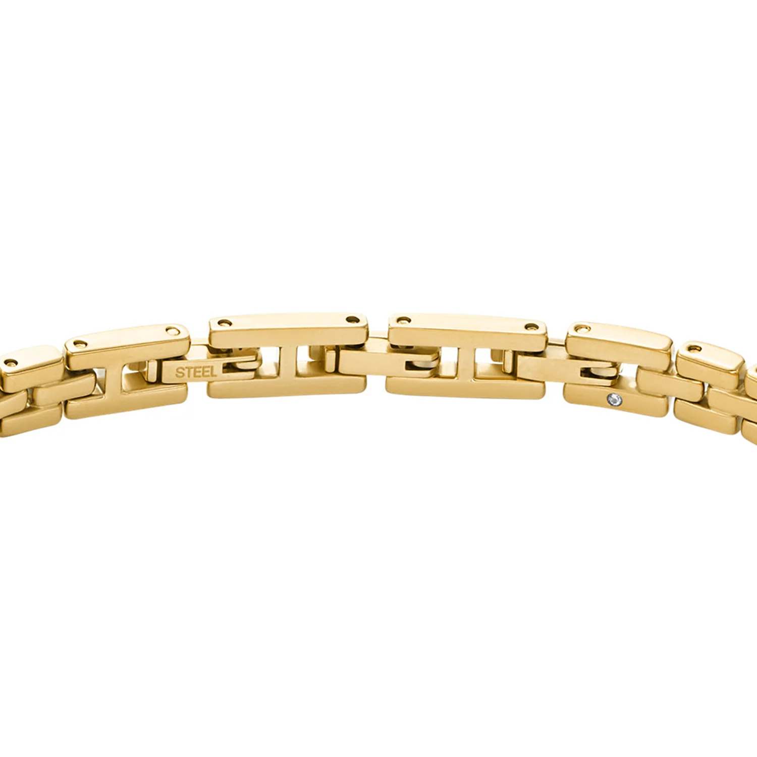 Fossil Arden Gold Coloured Stainless Steel Bracelet JF04901710 - Image 4