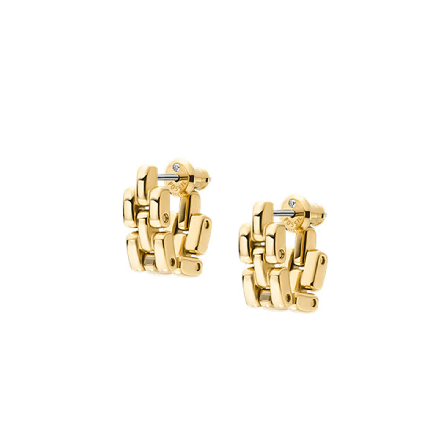 Fossil Arden Gold Coloured Stainless Steel Earrings JF04902710 - Image 5