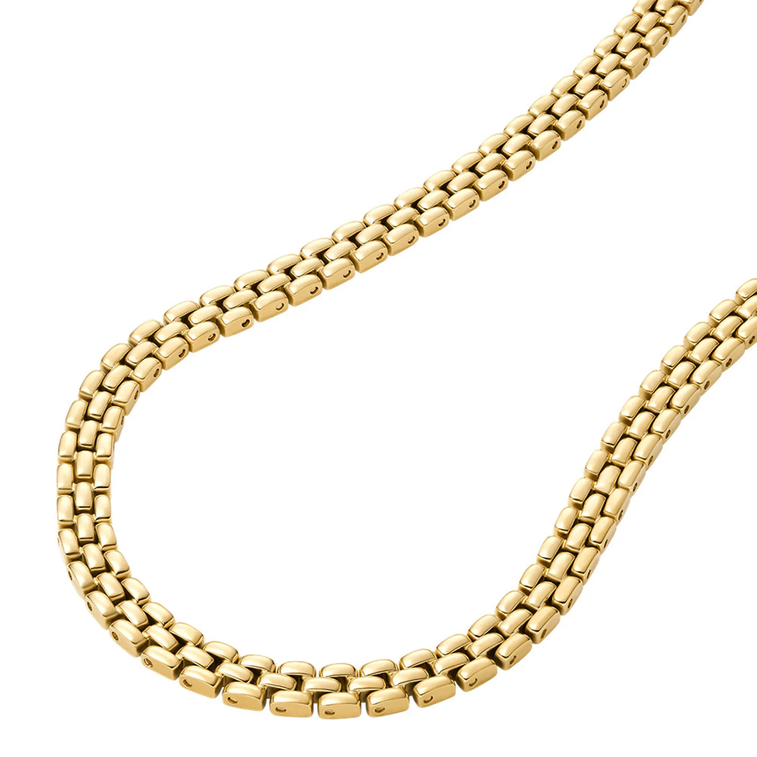 Fossil Arden Gold Coloured Stainless Steel Necklace JF04900710 - Image 3