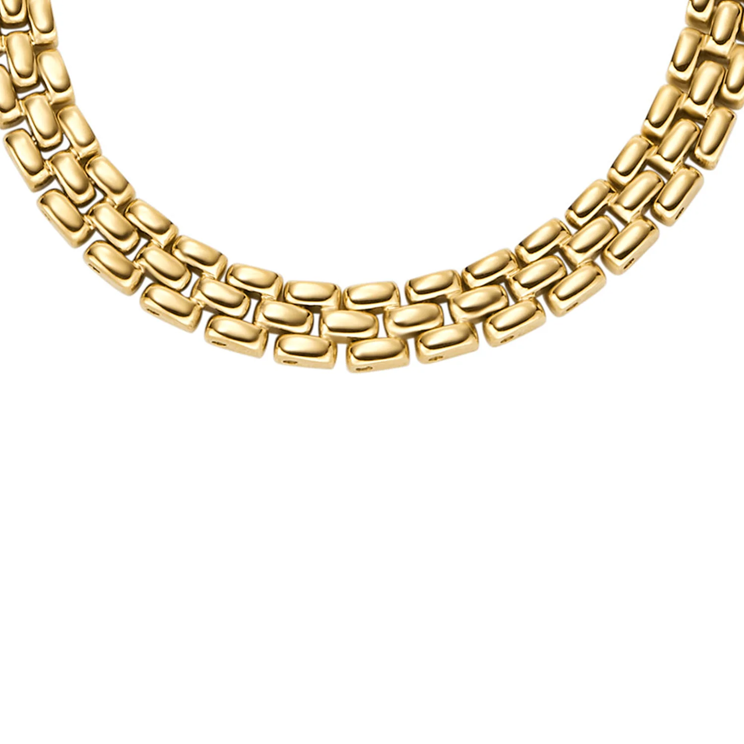 Fossil Arden Gold Coloured Stainless Steel Necklace JF04900710 - Image 5