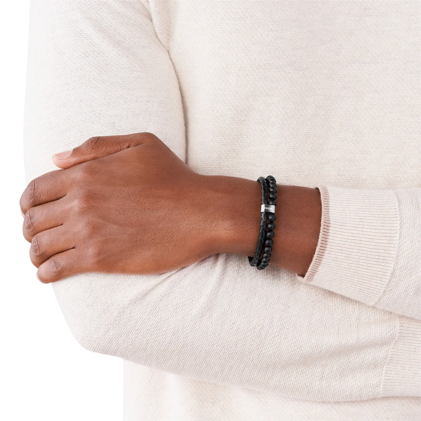 Fossil Zwarte Vintage Casual Armband JF02763040 (Lengte: 18.00 - 19.50 cm) - Image 3