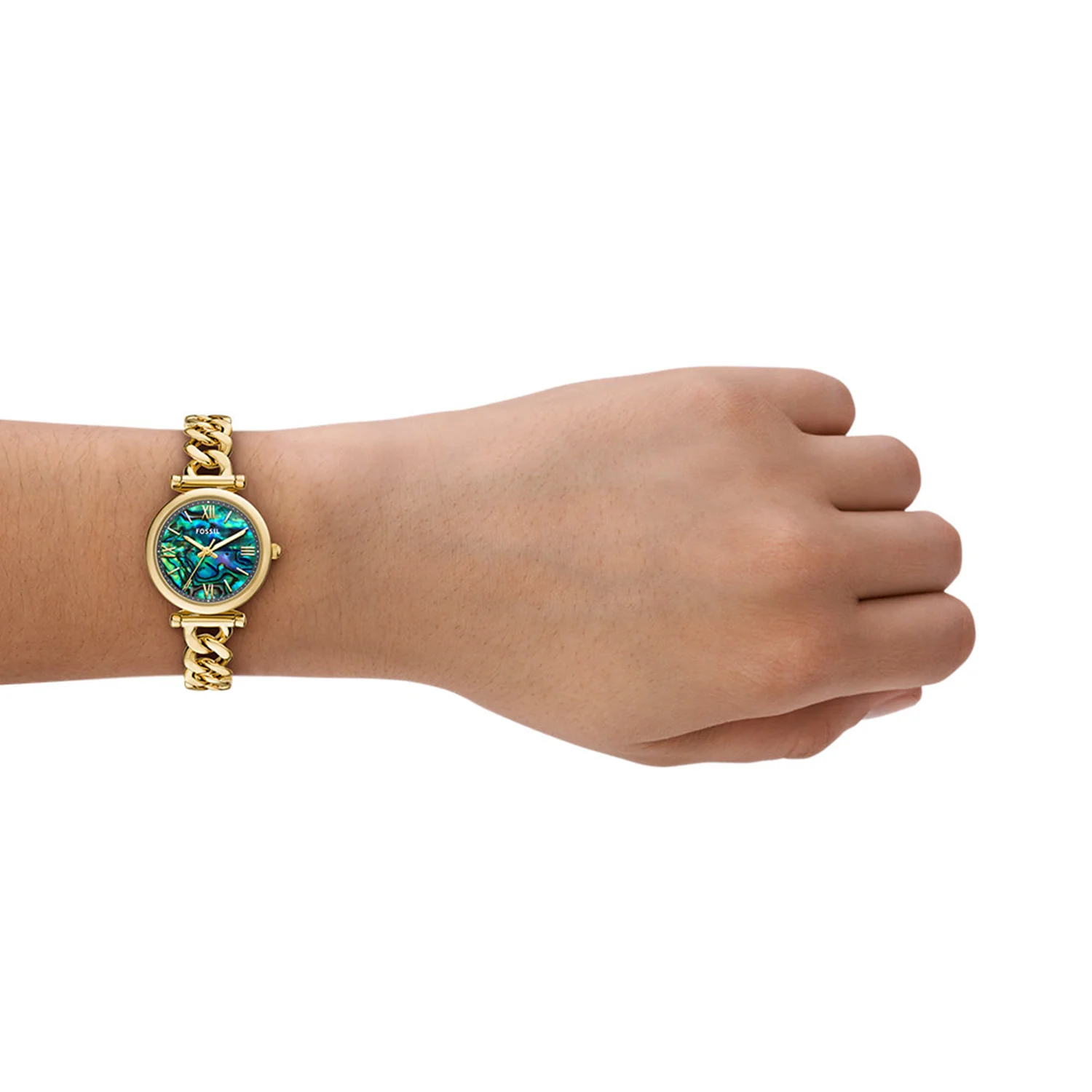 Fossil Carlie Gold and Black Pearl Women's Watch ES5416 - Image 2