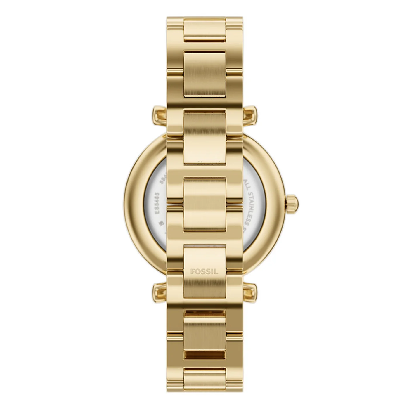Fossil Carlie Round Gold Dial Watch ES5465 - Image 9