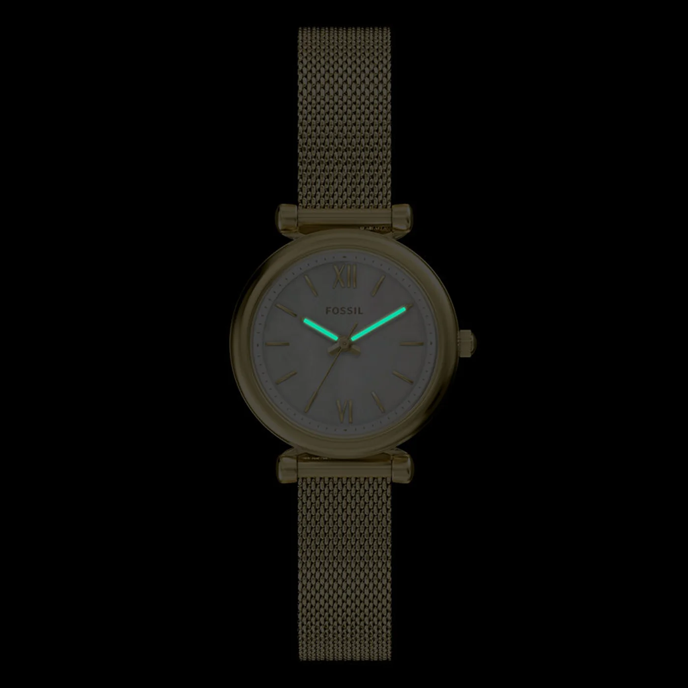 Fossil Carlie Round White Dial Watch ES5462 - Image 7