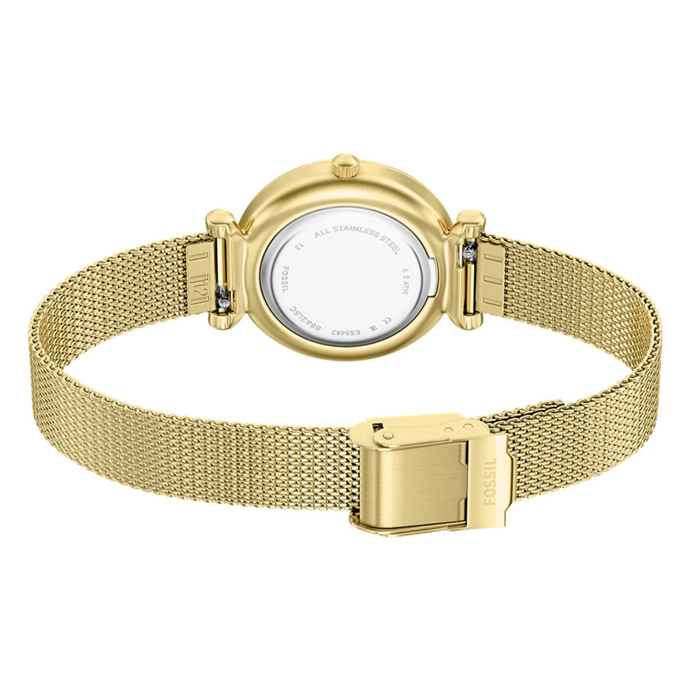 Fossil Carlie Round White Dial Watch ES5462 - Image 8
