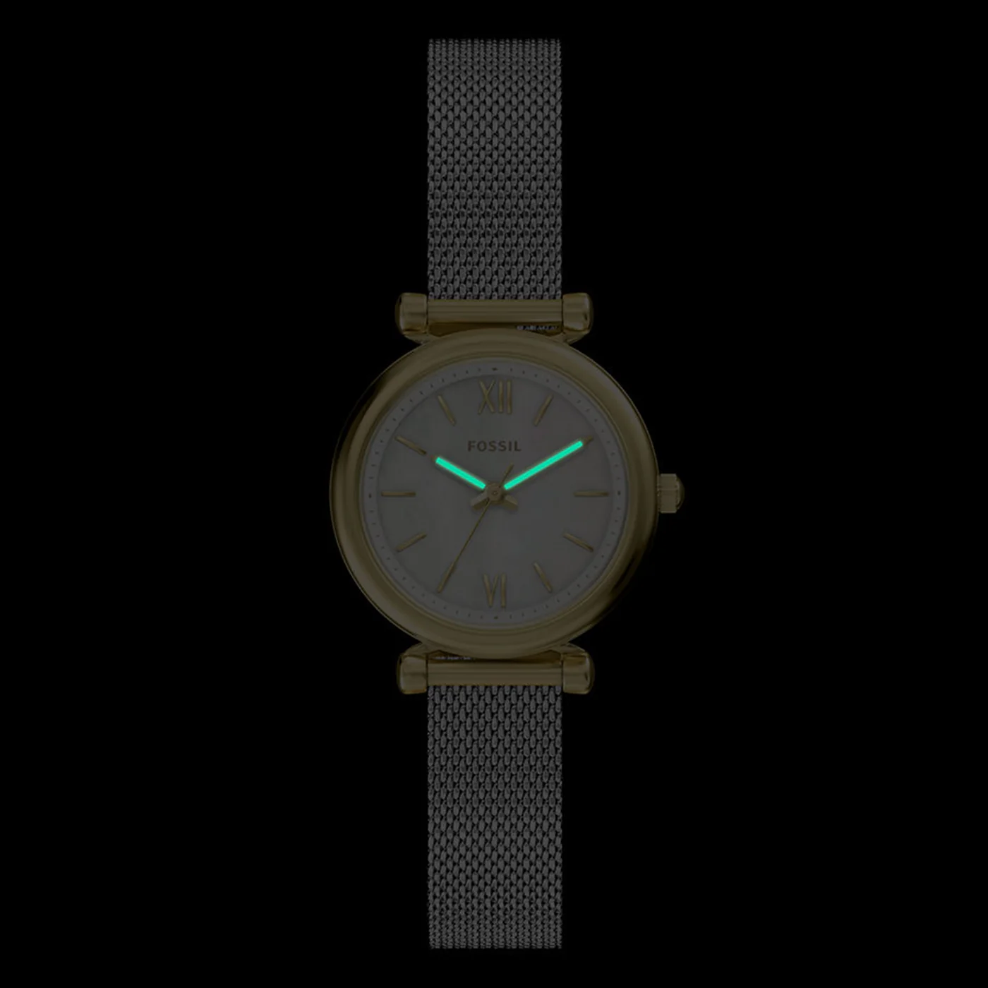 Fossil Carlie Round White Dial Watch ES5463 - Image 7