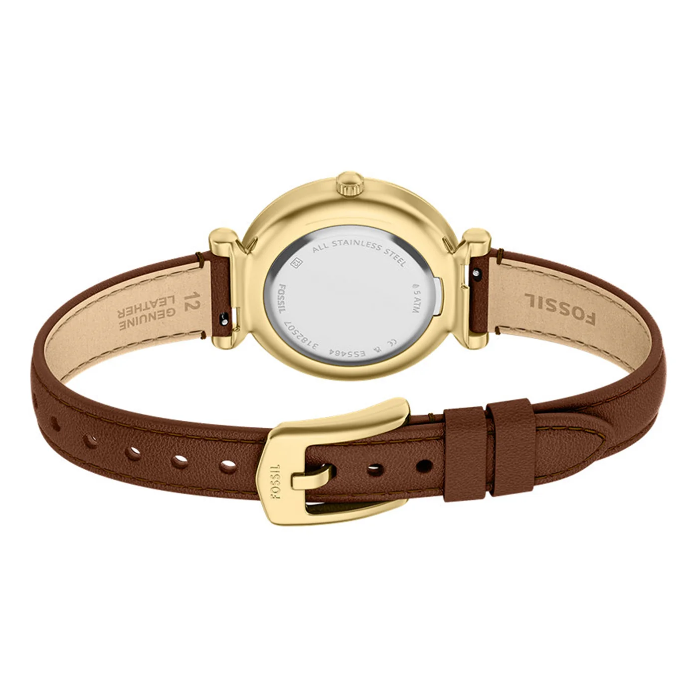 Fossil Carlie Round White Dial Watch ES5464 - Image 10