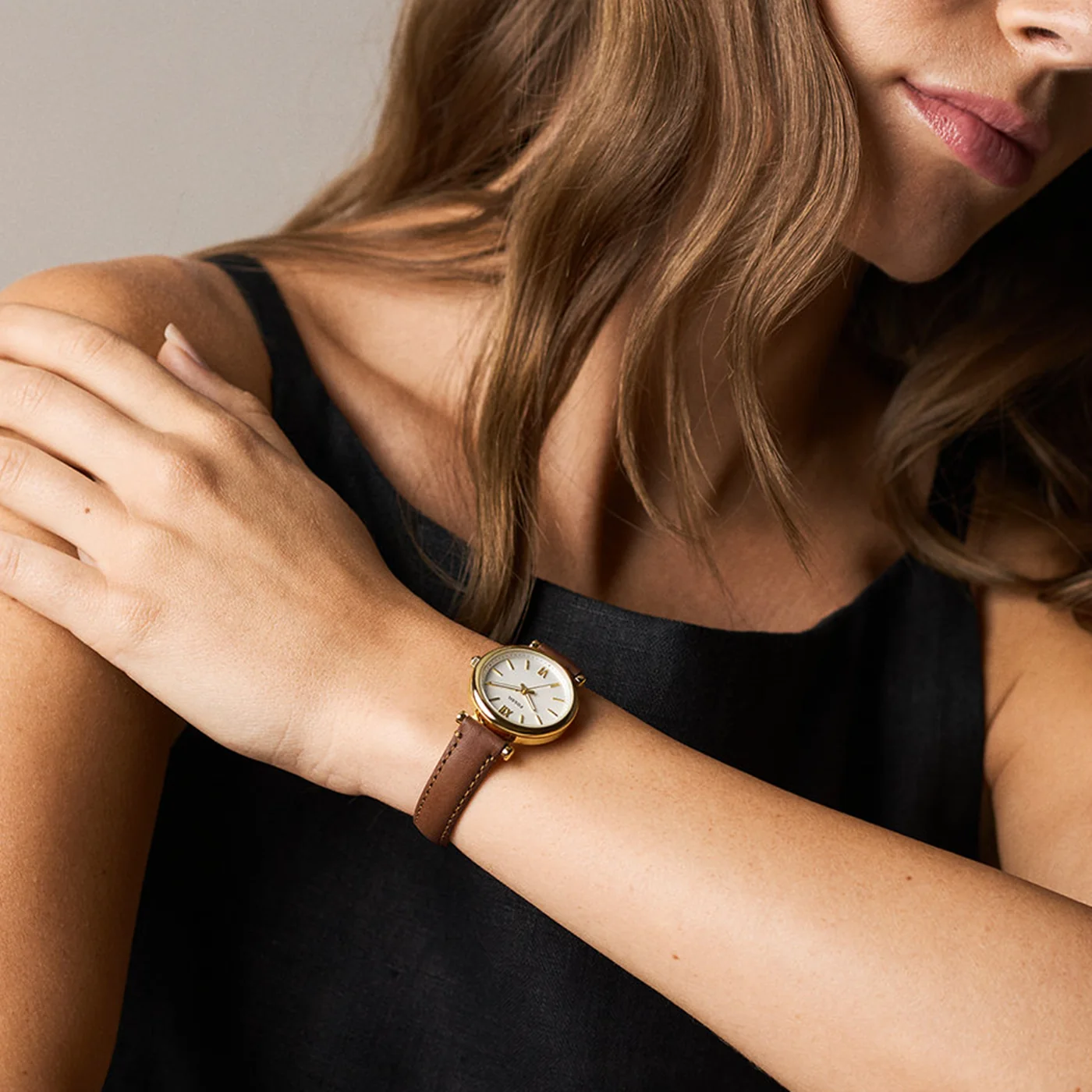Fossil Carlie Round White Dial Watch ES5464 - Image 2