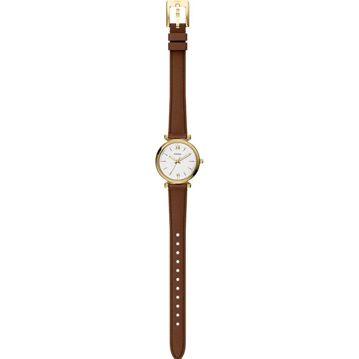 Fossil Carlie Round White Dial Watch ES5464 - Image 5