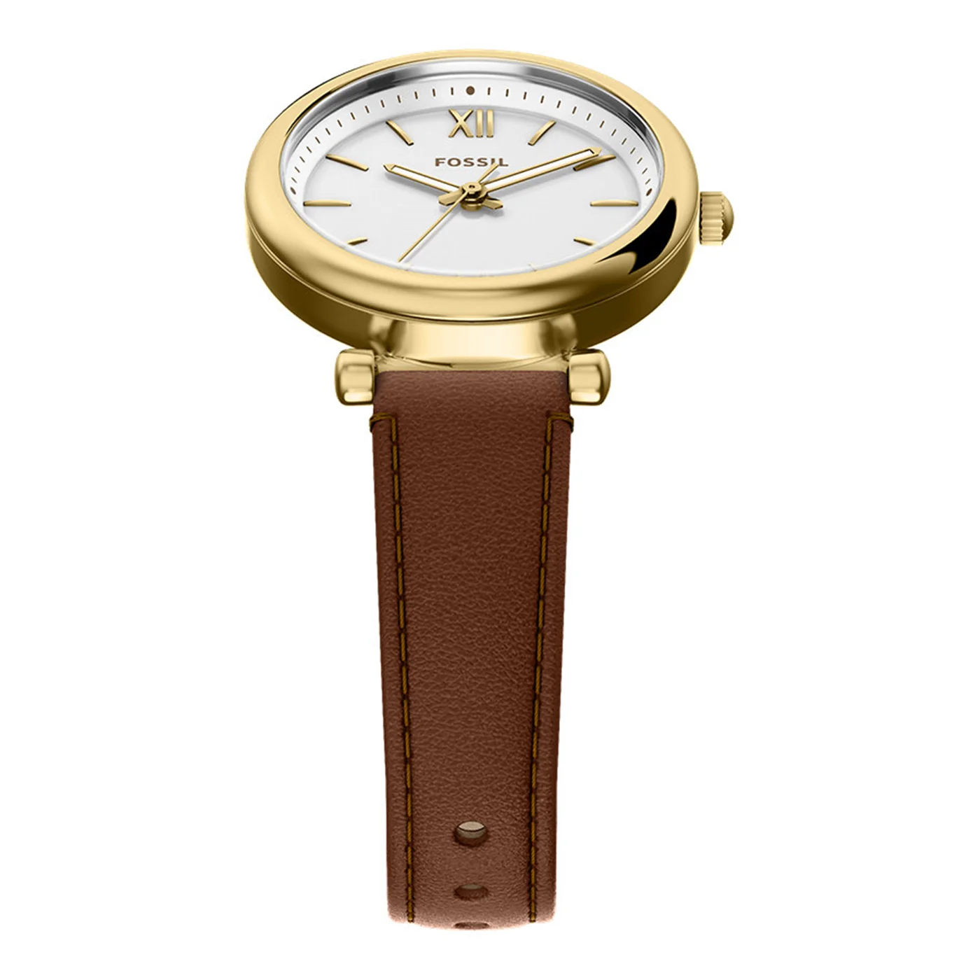 Fossil Carlie Round White Dial Watch ES5464 - Image 7